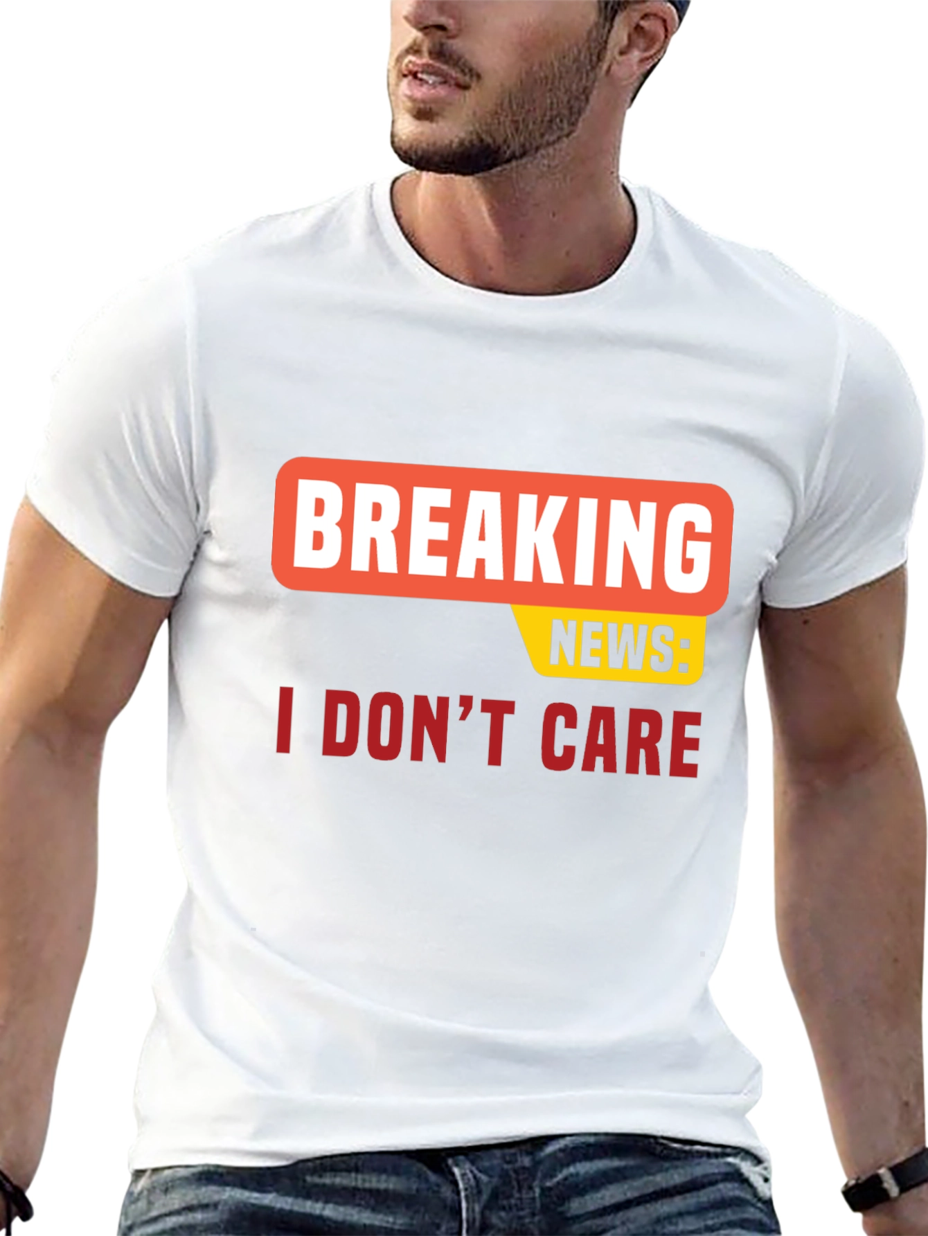 Breaking News I Dont Care T-Shirt