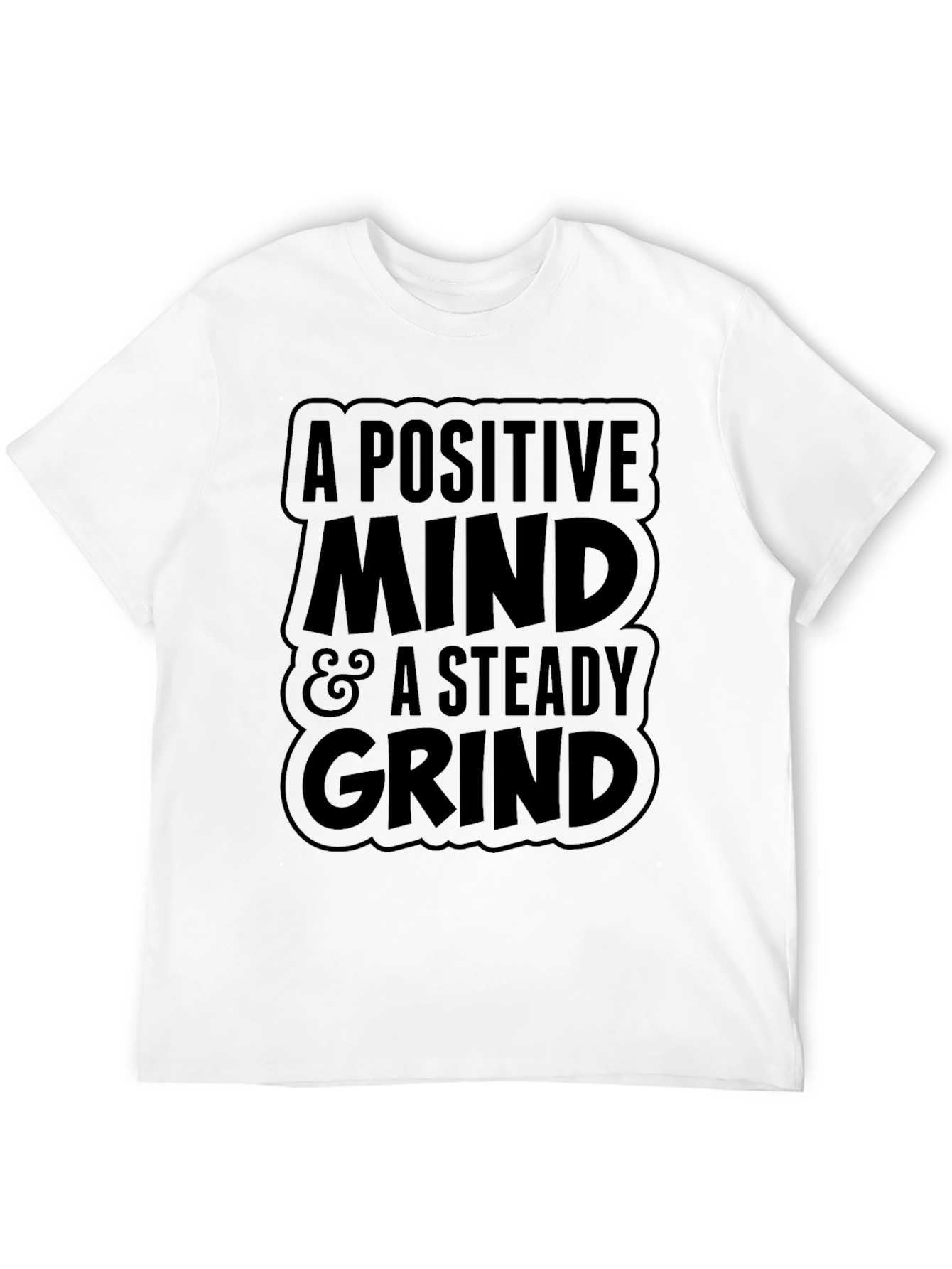 Positive Mind Steady Grind Black T-Shirt