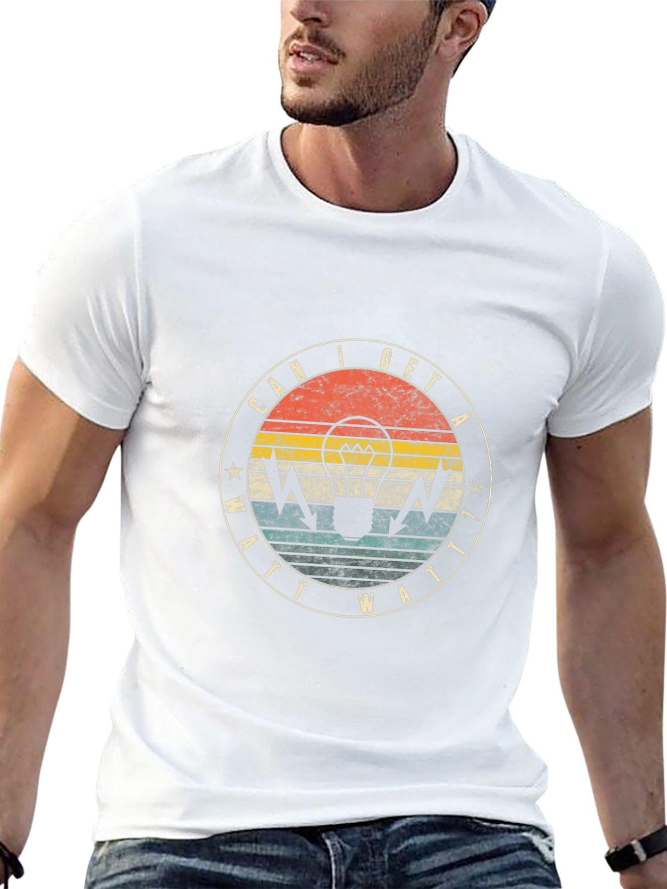 Can I Get A Watt Watt Retro T-Shirt