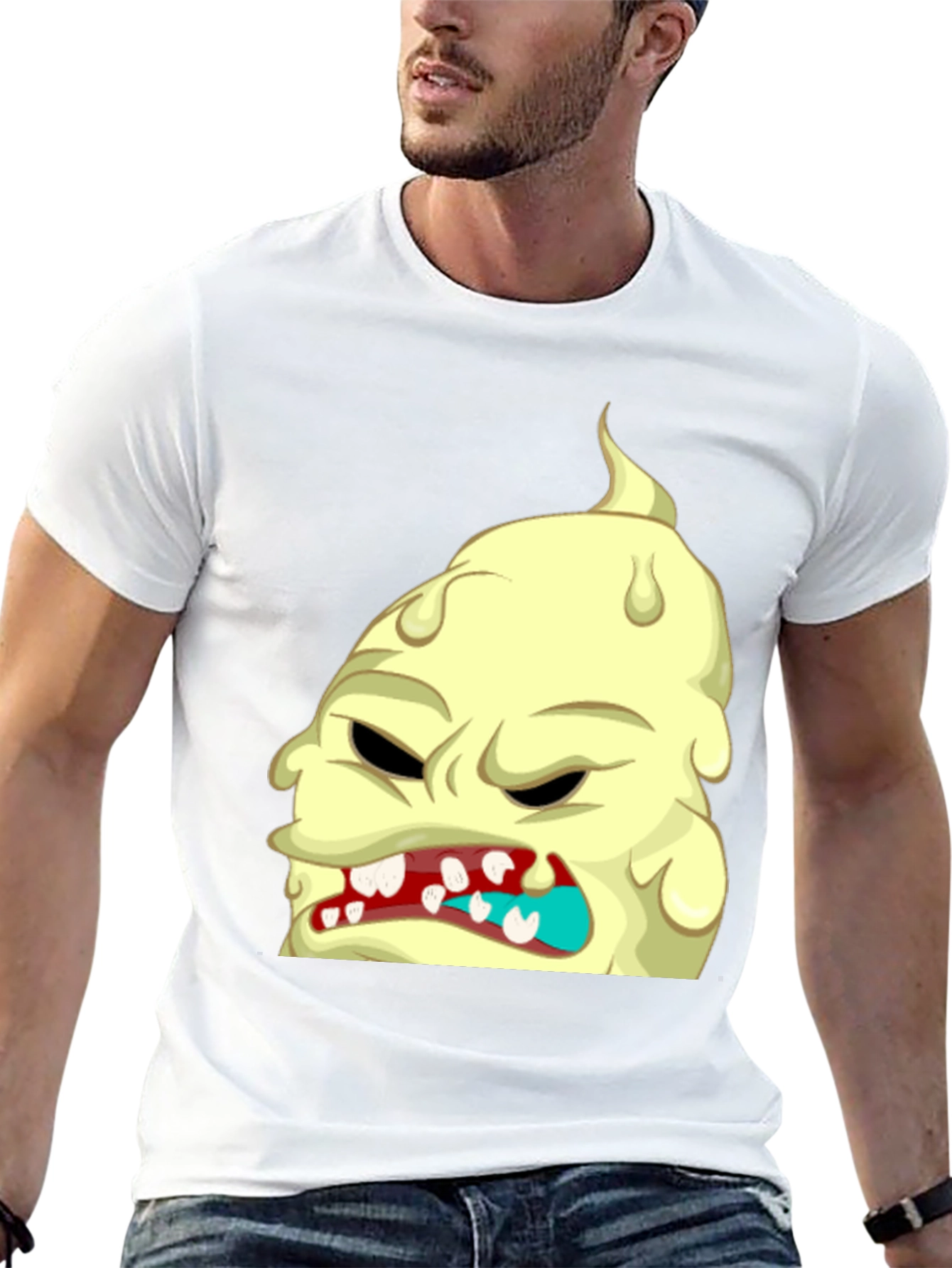 Monster Graphic T-Shirt - Unique Cartoon Tee