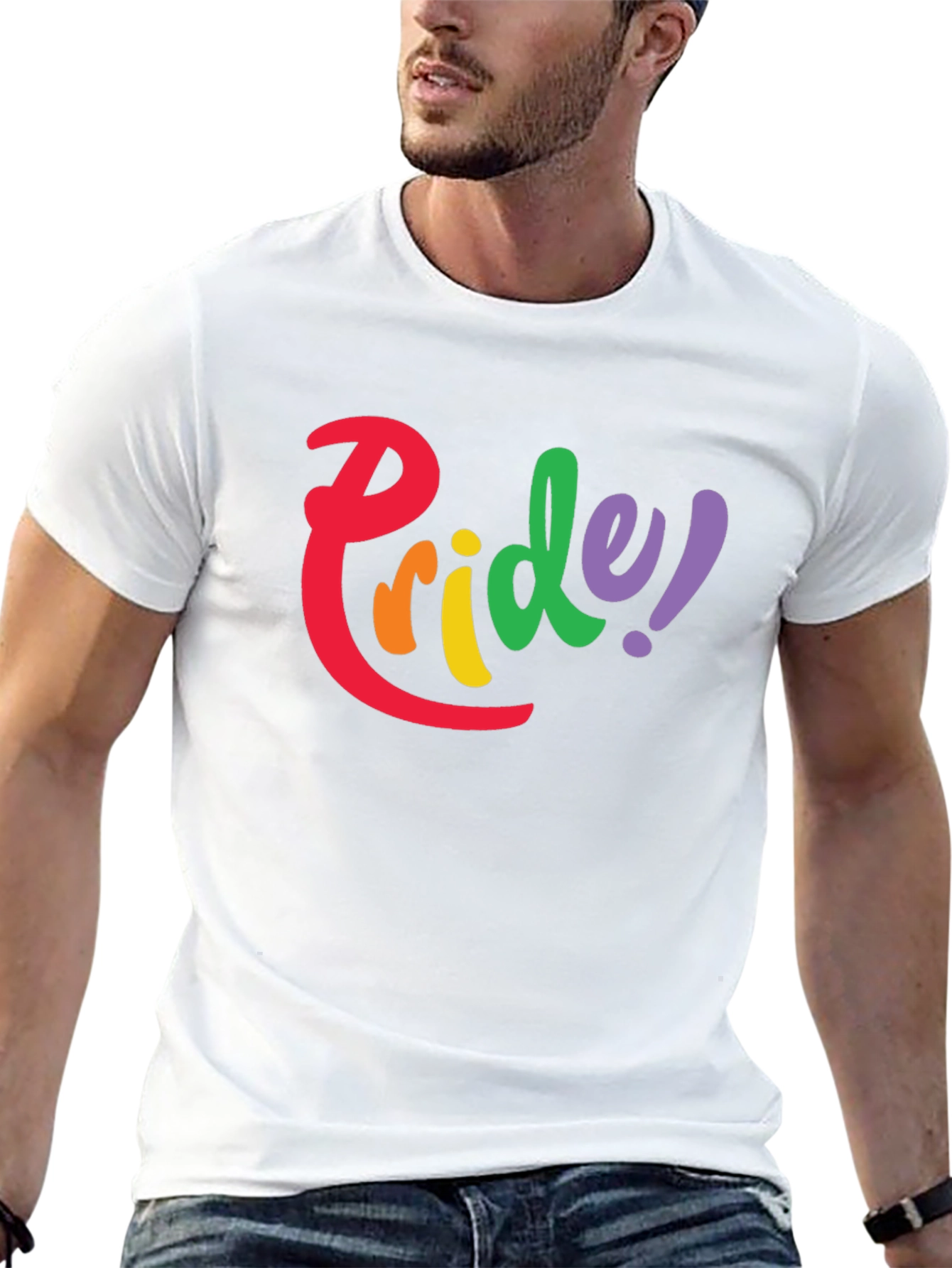 Pride Rainbow Graphic Tee