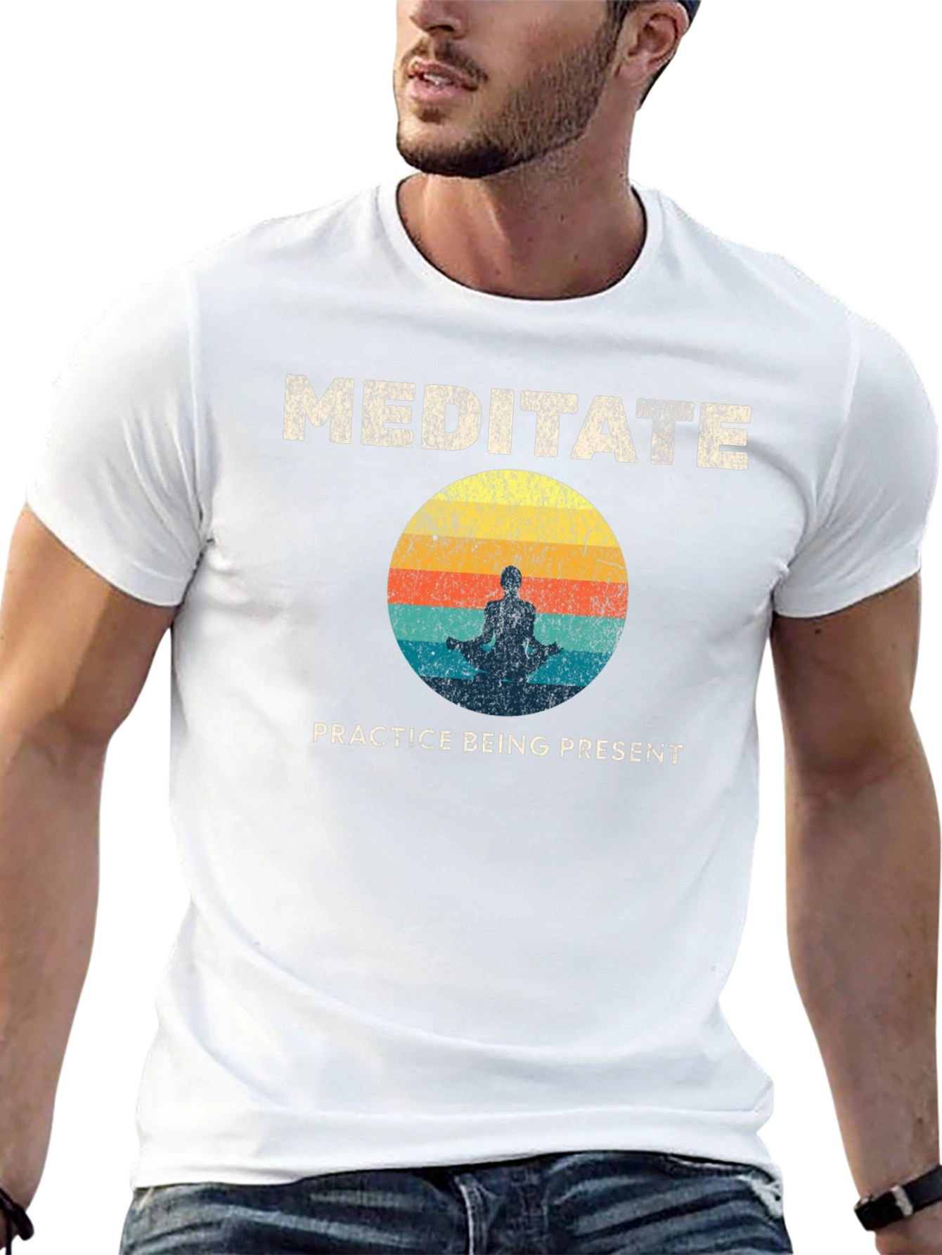 Meditate T-Shirt - Practice Being Present