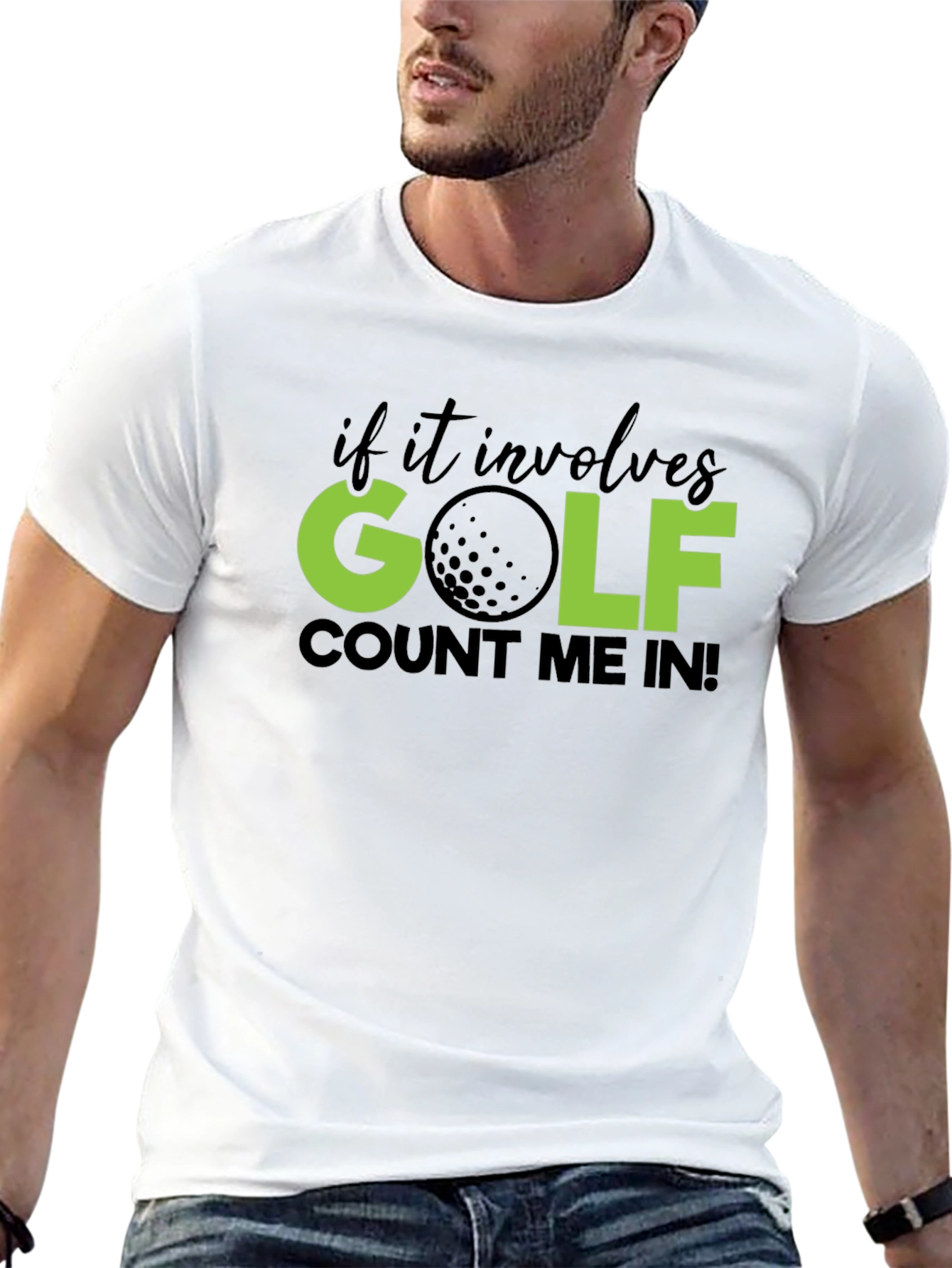 Golf T-Shirt - Count Me In! Tee