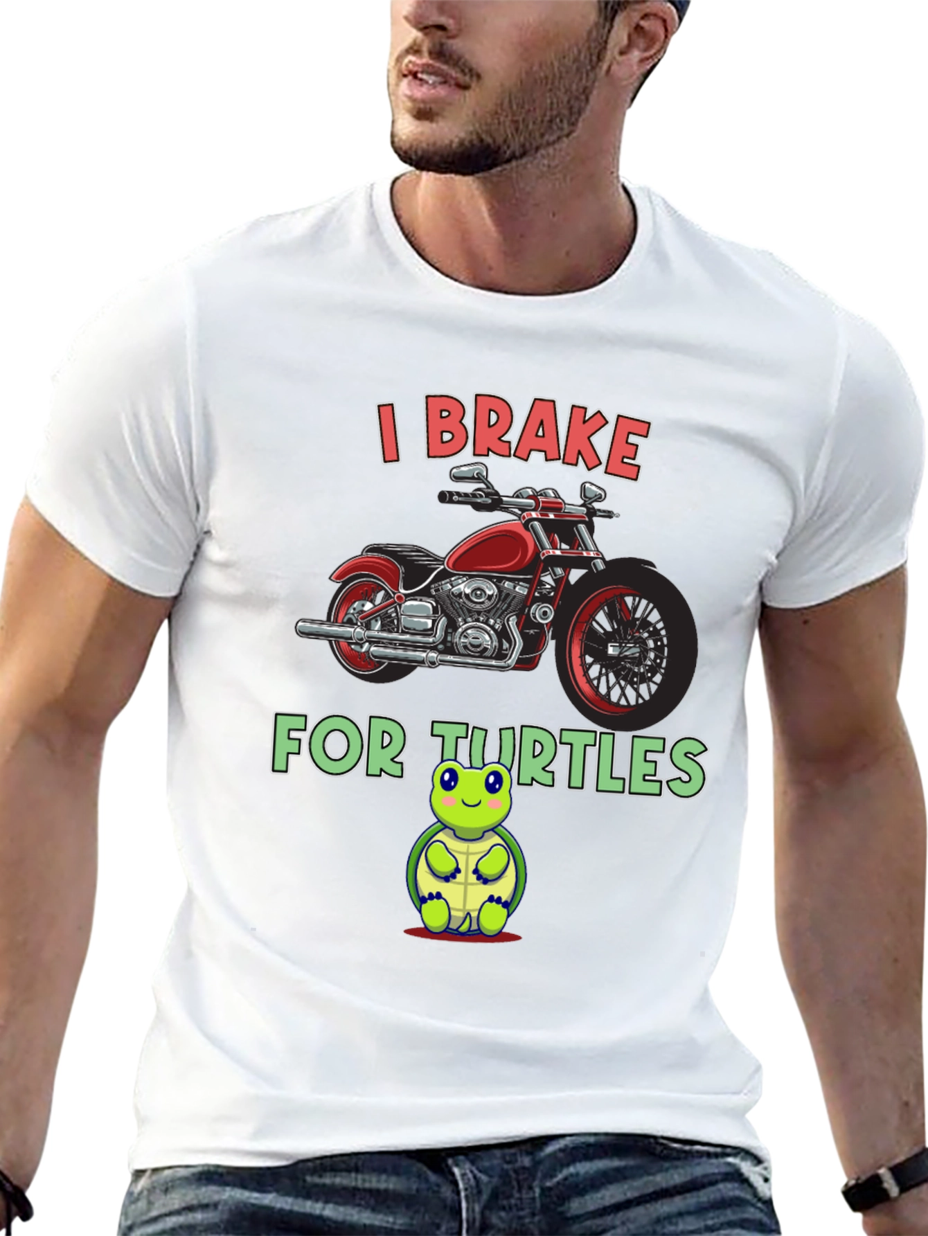I Brake for Turtles Graphic T-Shirt