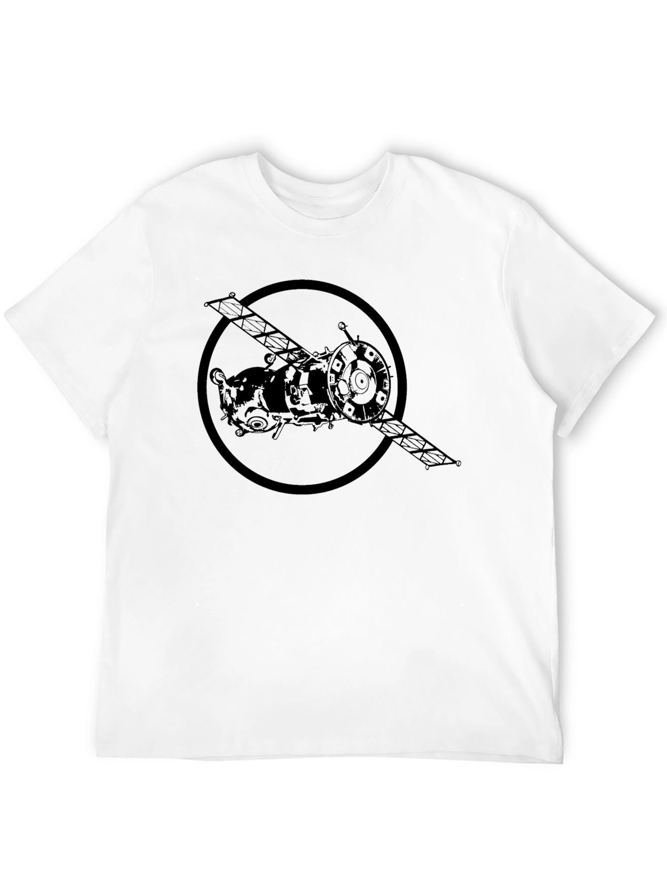 Spacecraft Graphic Black T-Shirt