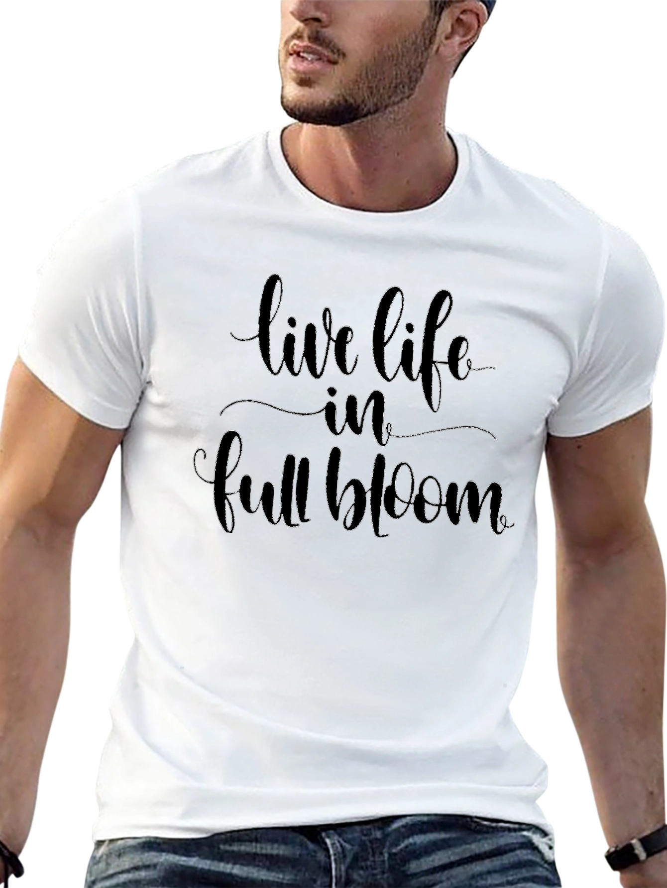 Live Life in Full Bloom Graphic Tee