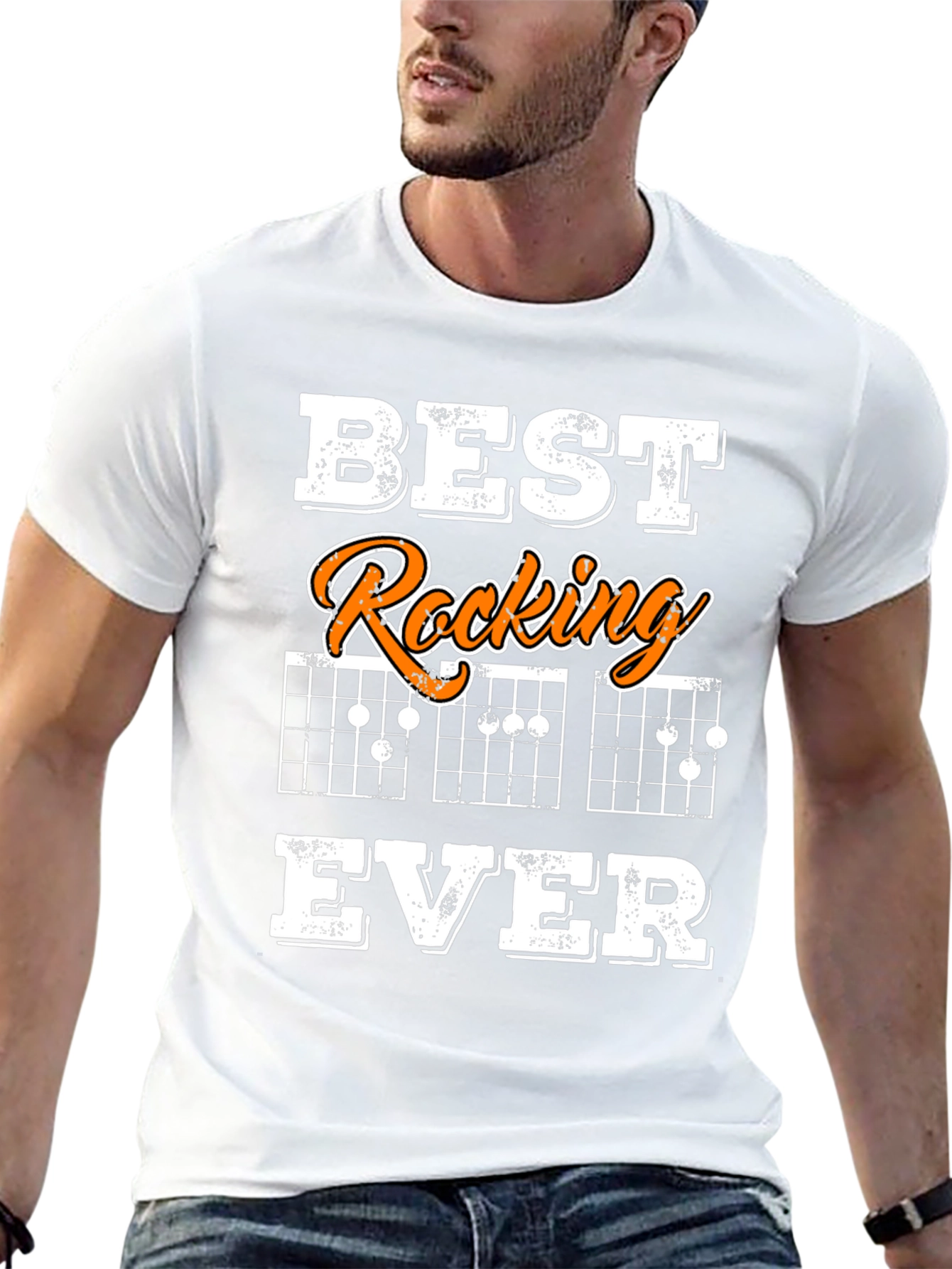 Best Rocking Ever Guitar Chord T-Shirt
