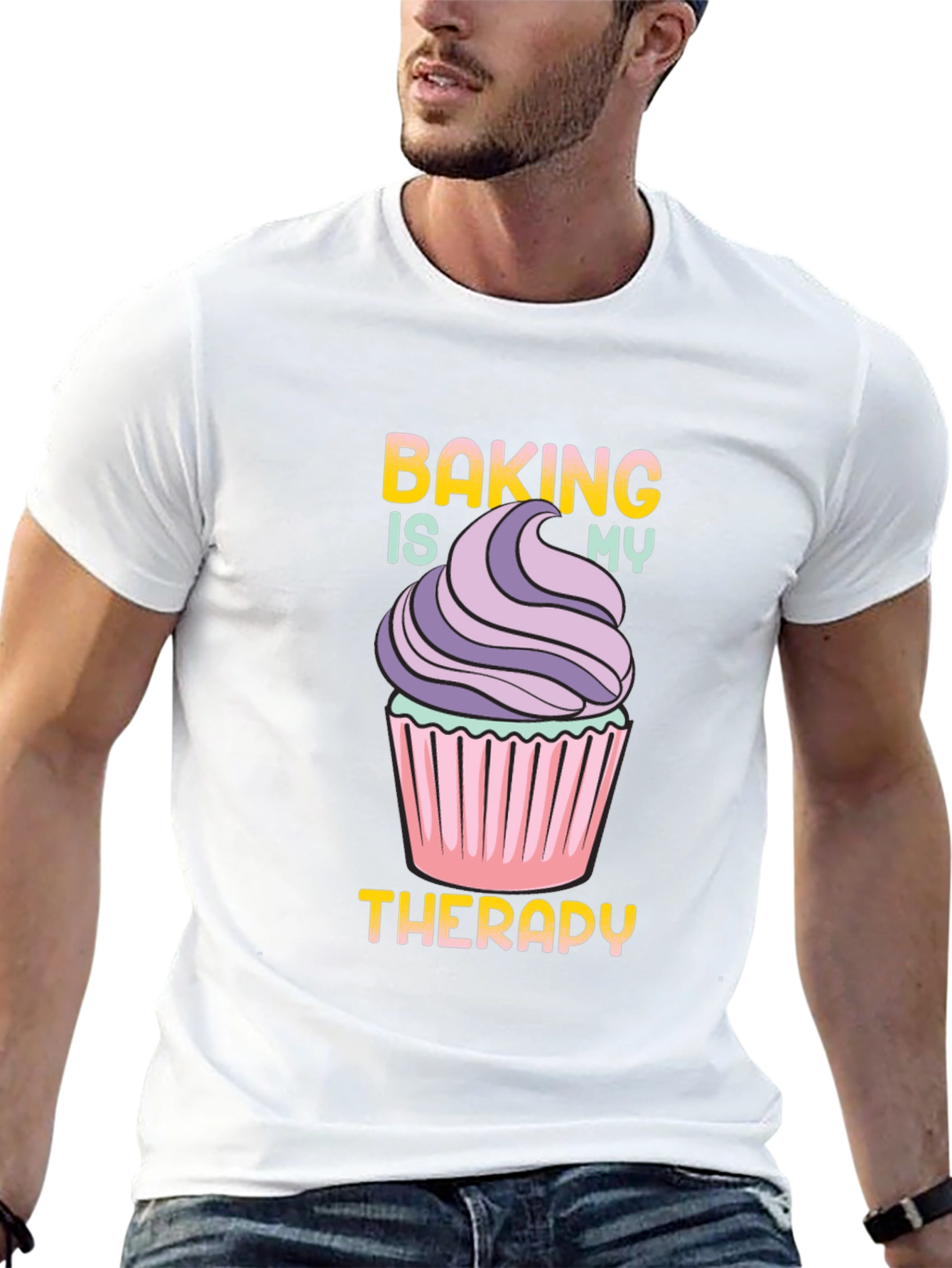 Baking Is My Therapy Graphic T-Shirt