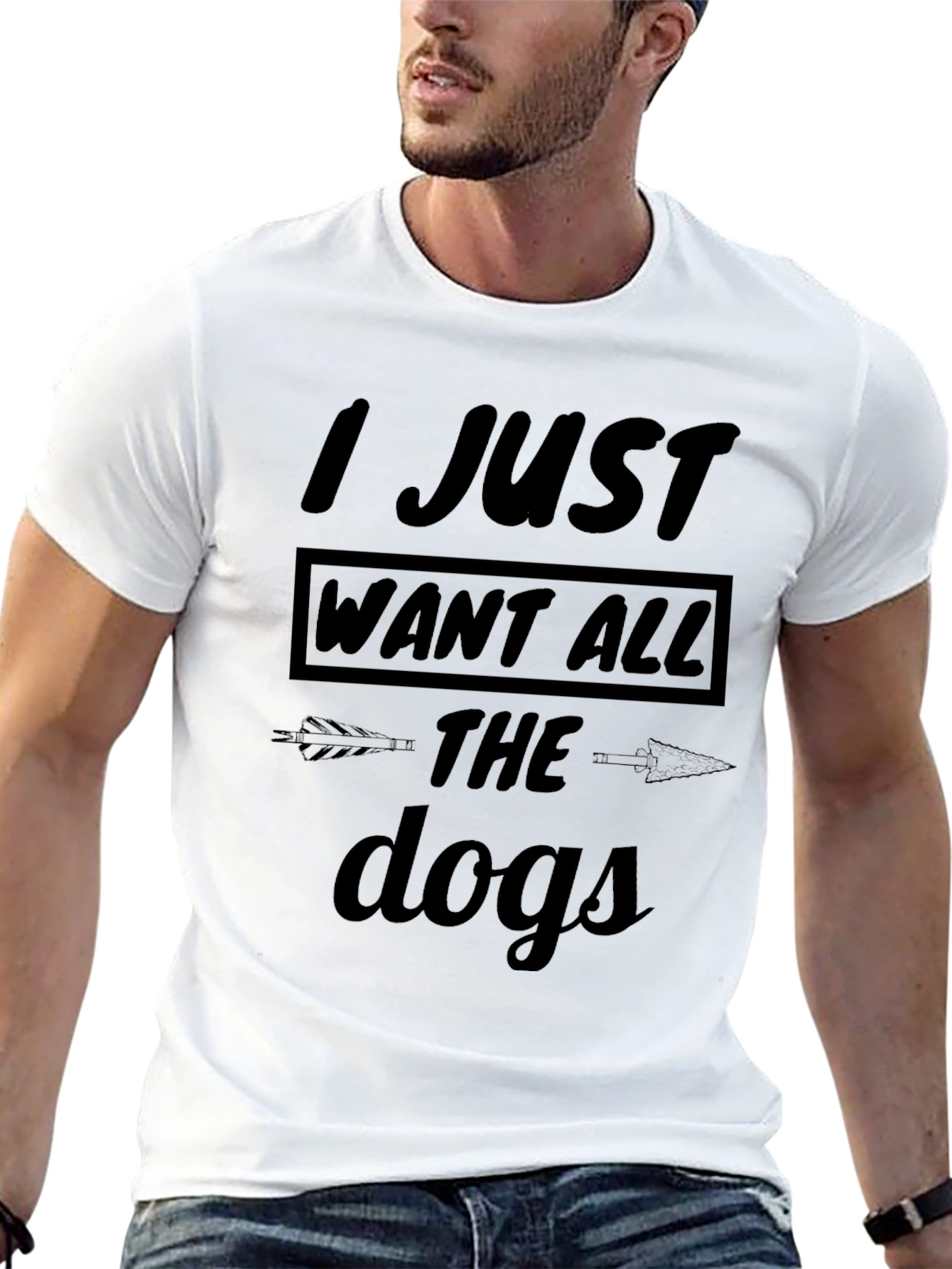 I Just Want All The Dogs Graphic Tee