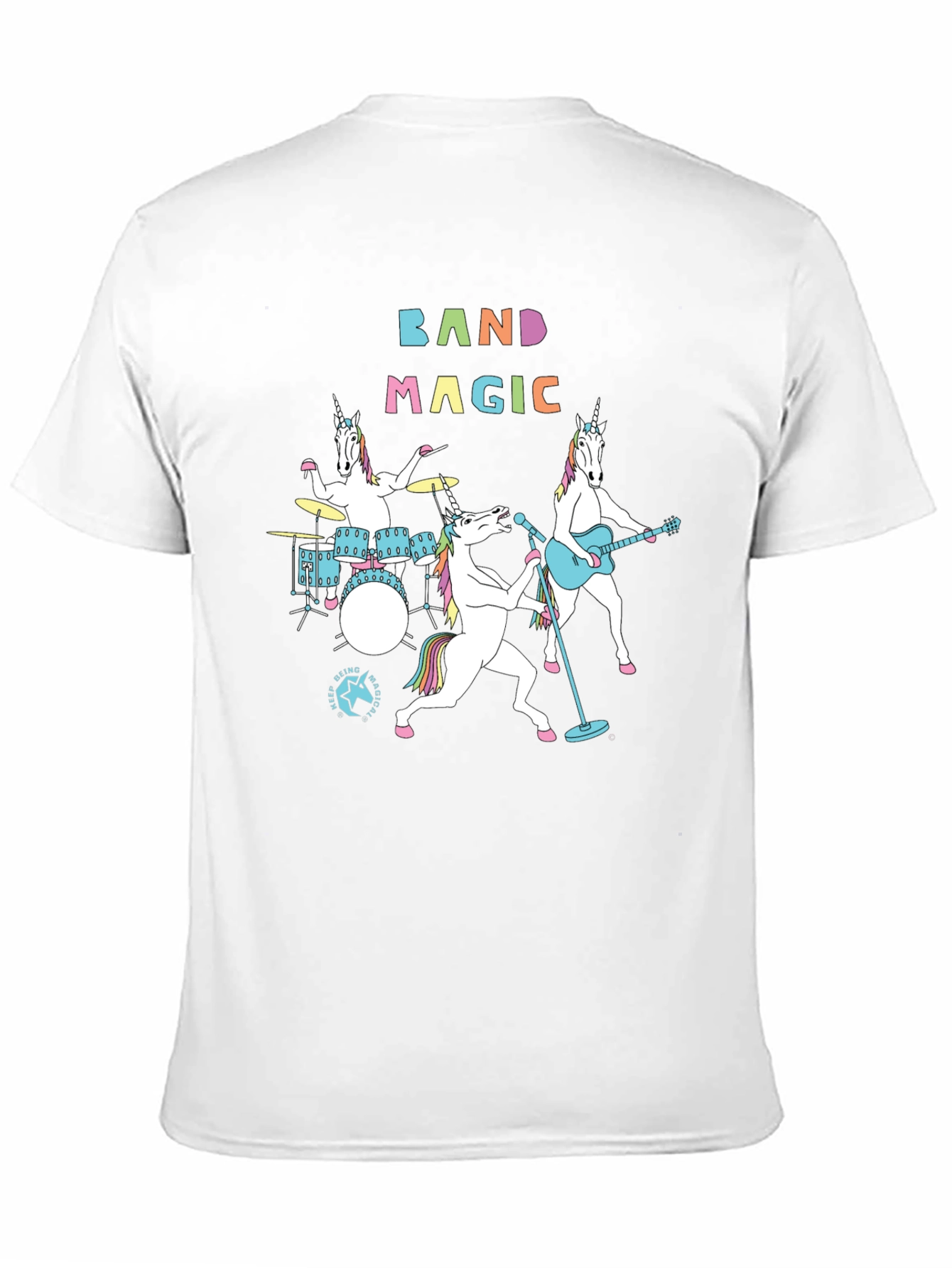 Band Magic Unicorn Graphic T-Shirt