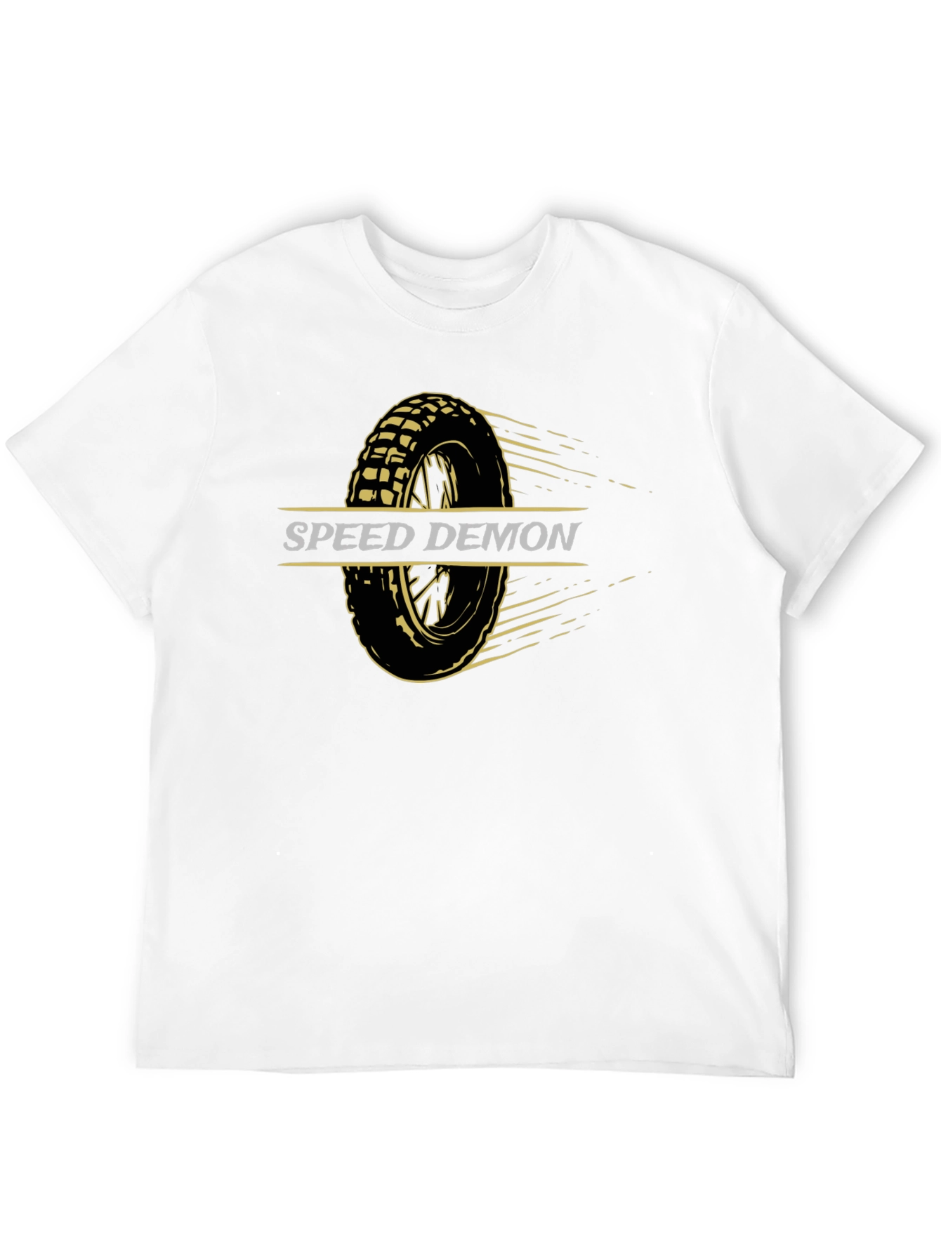 Speed Demon T-Shirt - Motorcycle Wheel Design
