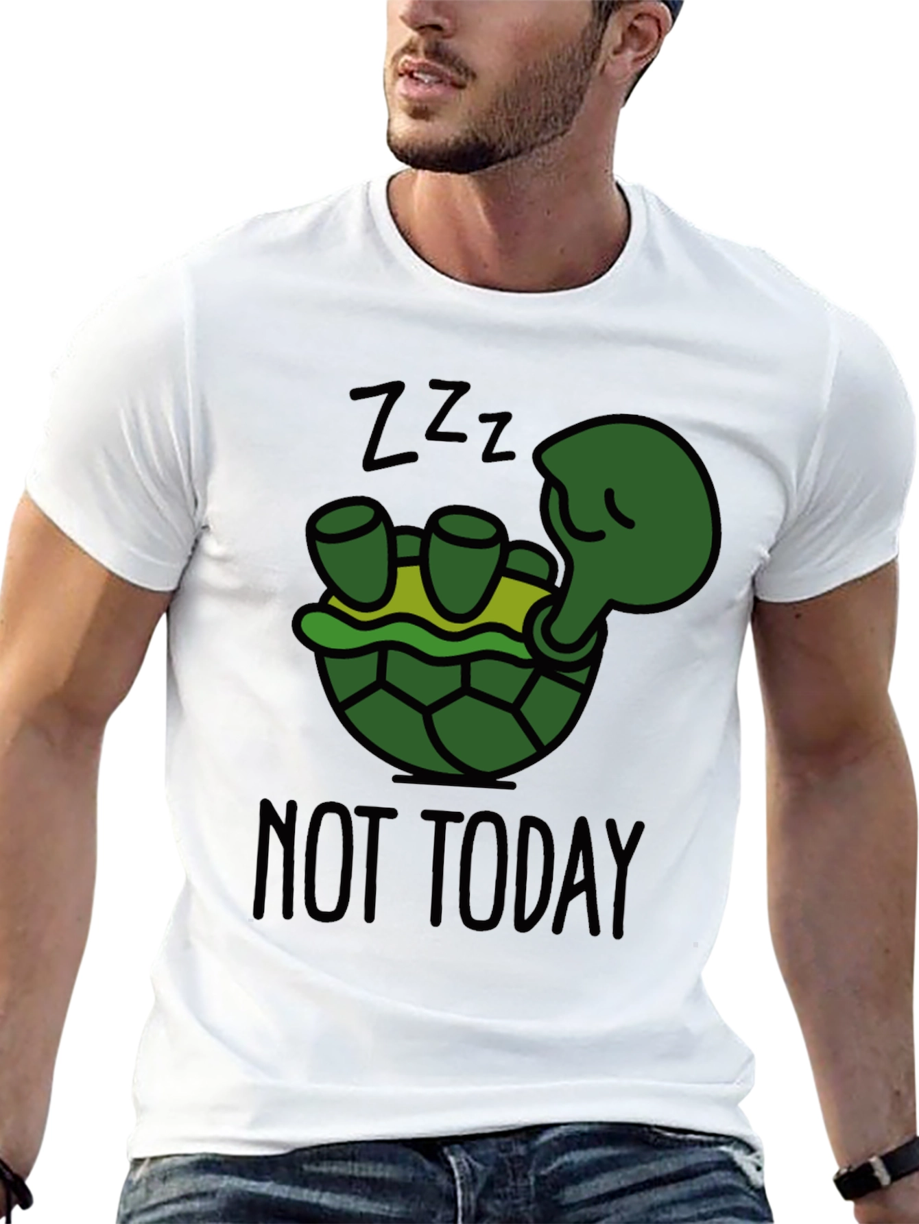 Lazy Turtle T-Shirt - Not Today
