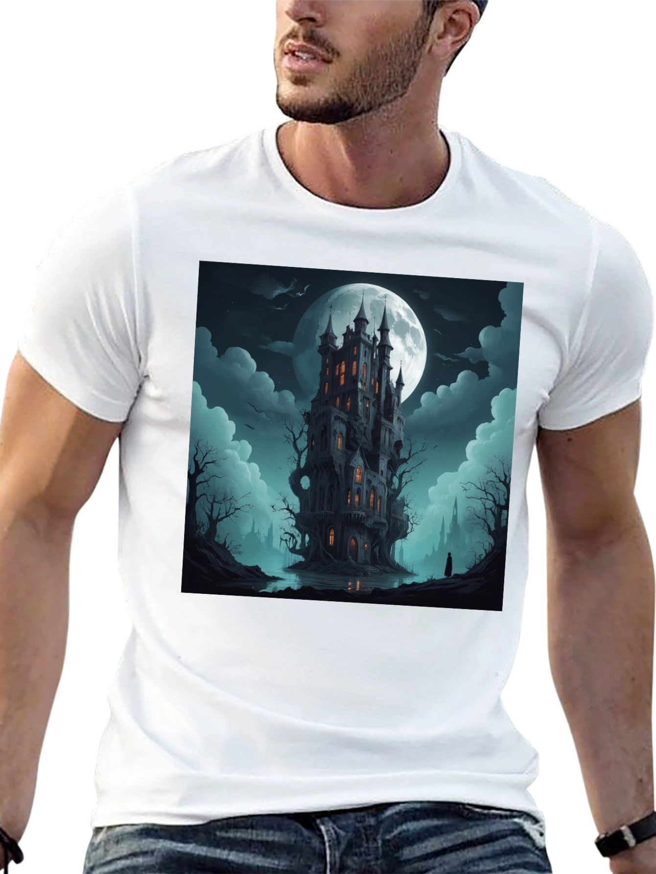 Haunted Castle Graphic Tee