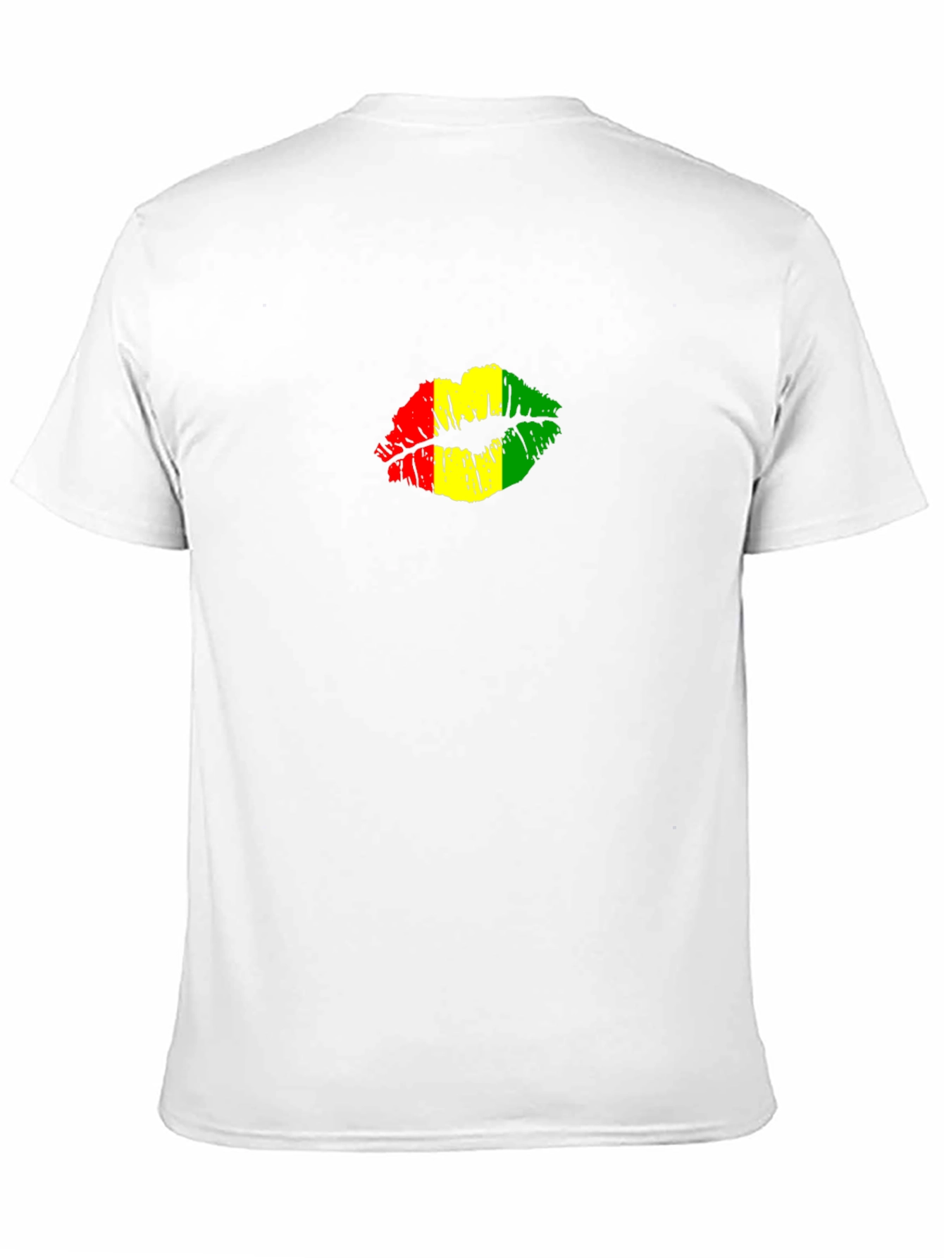 Rasta Lips Black T-Shirt