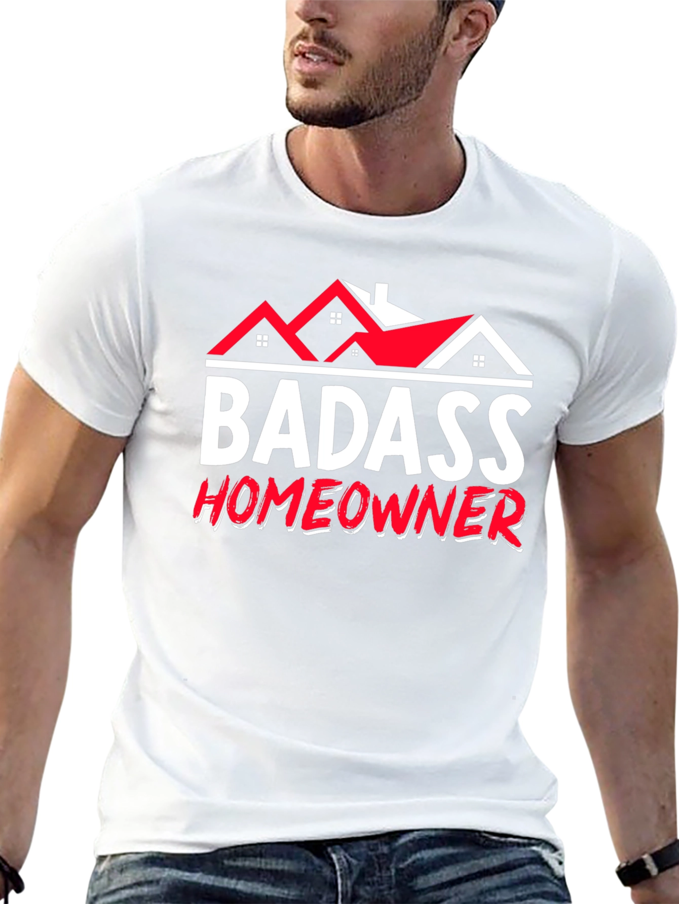 Badass Homeowner Graphic Tee - Black