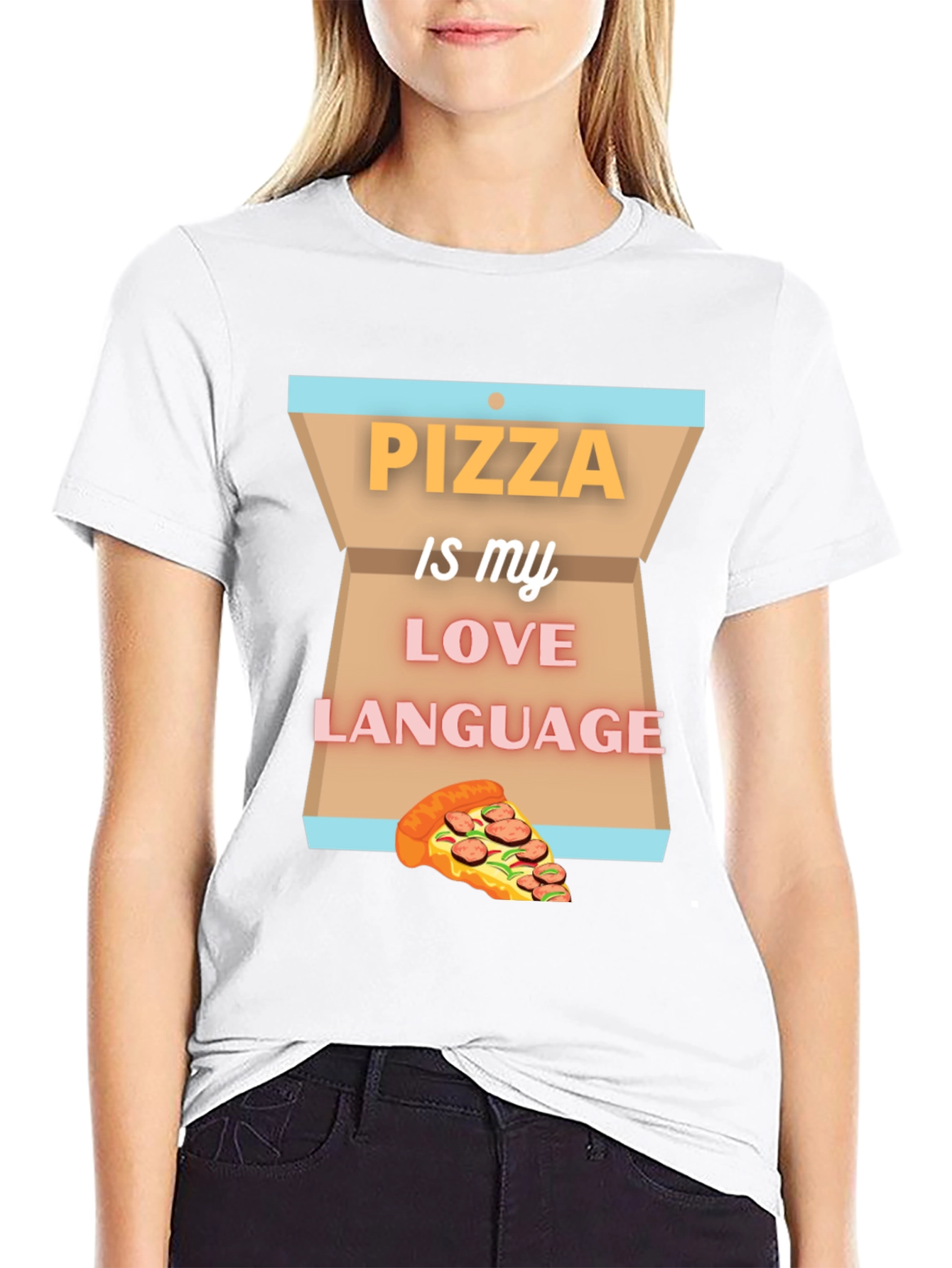 Pizza is My Love Language Graphic Tee