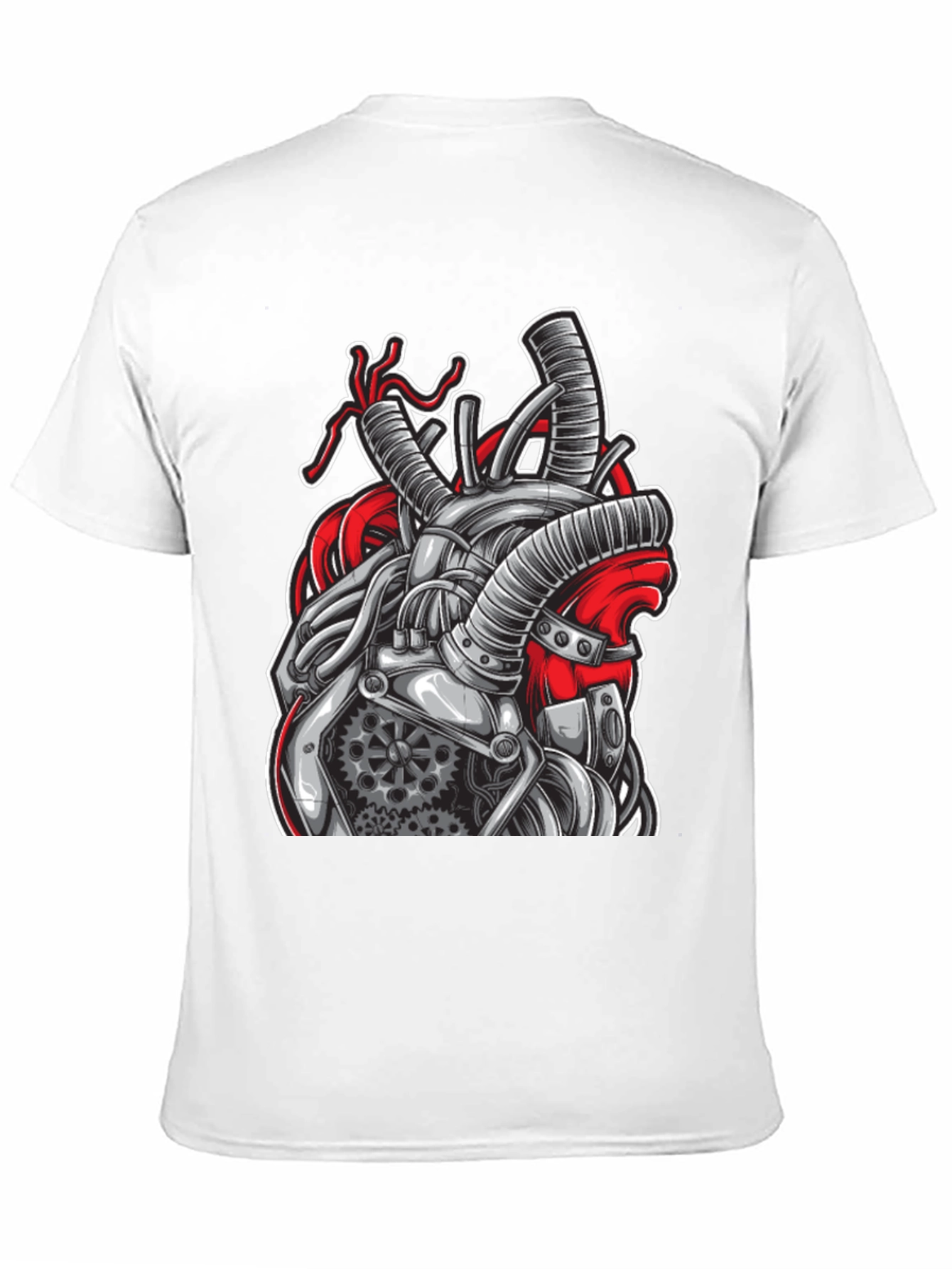 Steampunk Heart T-Shirt - Mechanical Anatomical Design