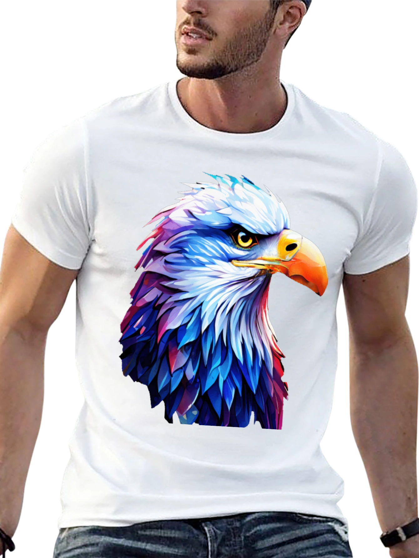 Eagle Graphic T-Shirt - Bold Patriotic Style