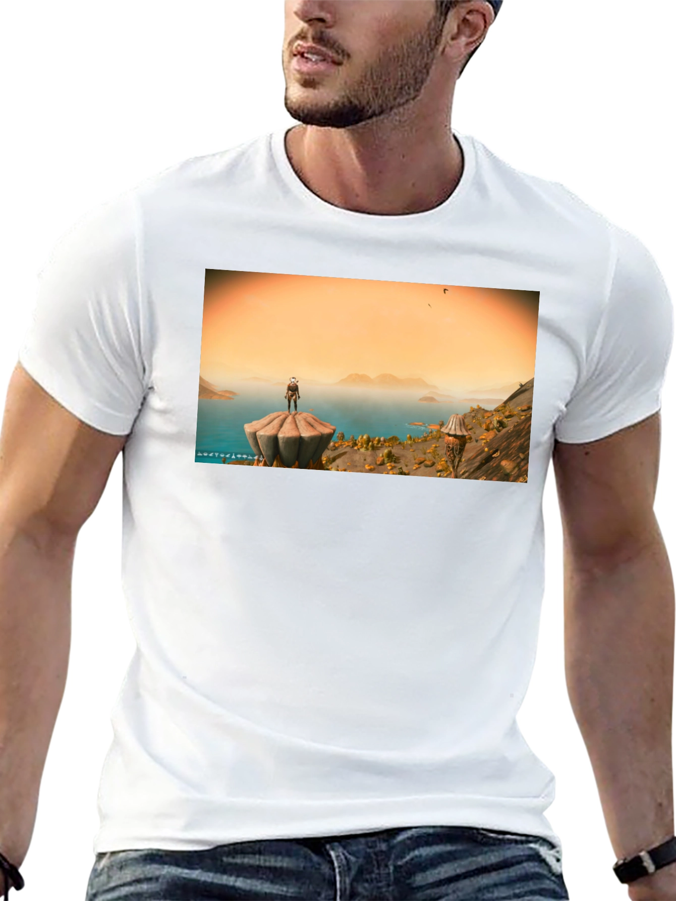 No Mans Sky T-Shirt Black Cotton Blend