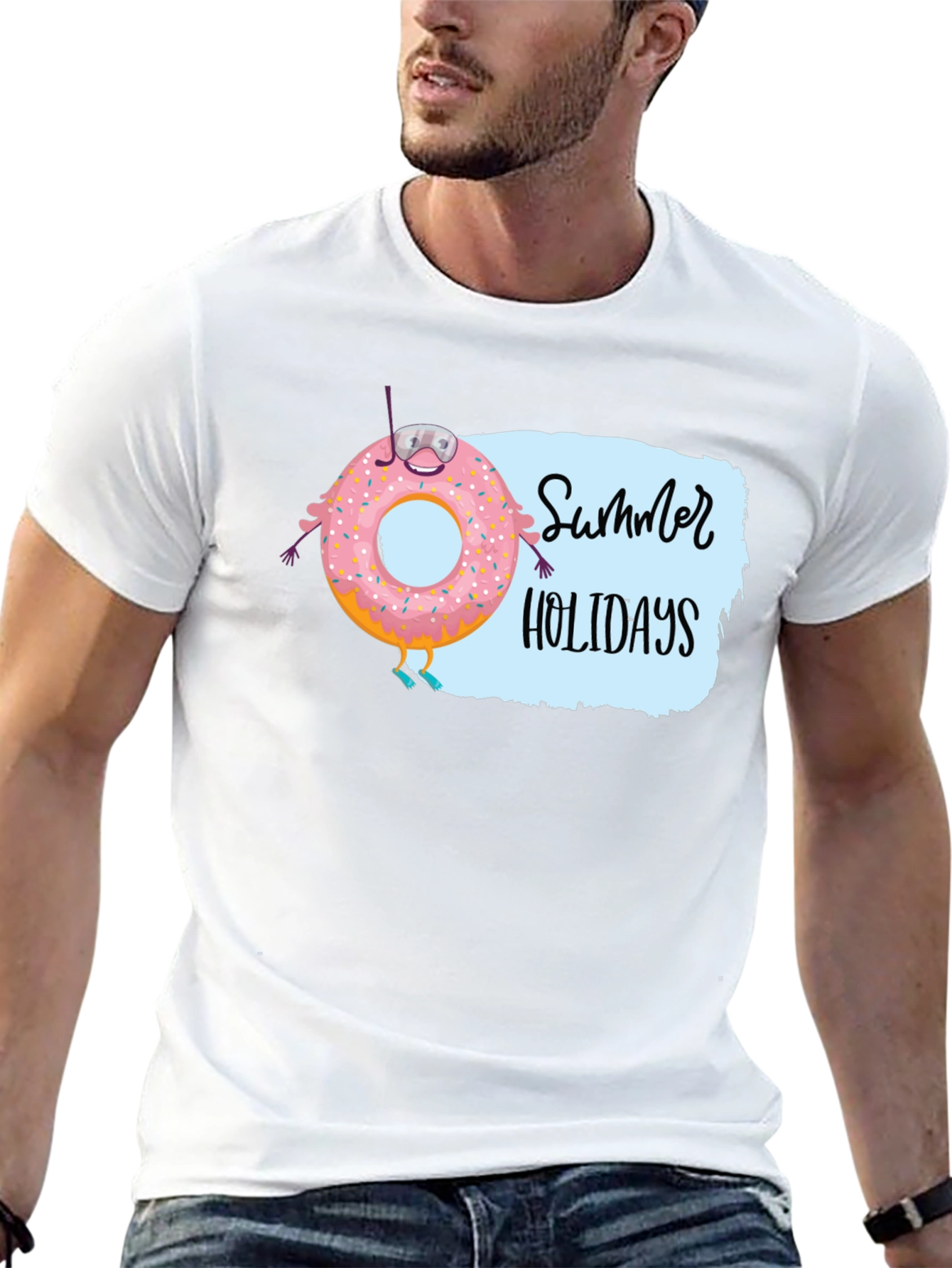 Summer Holiday Donut Graphic Tee