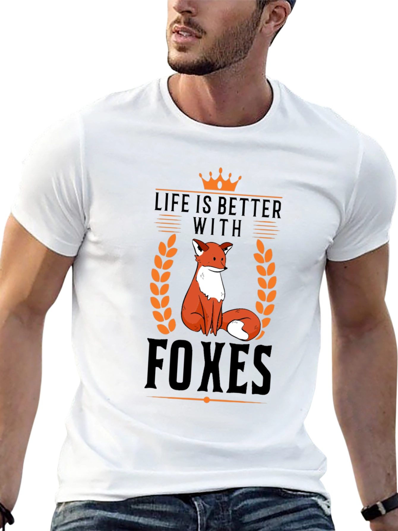 Life is Better with Foxes Graphic T-Shirt