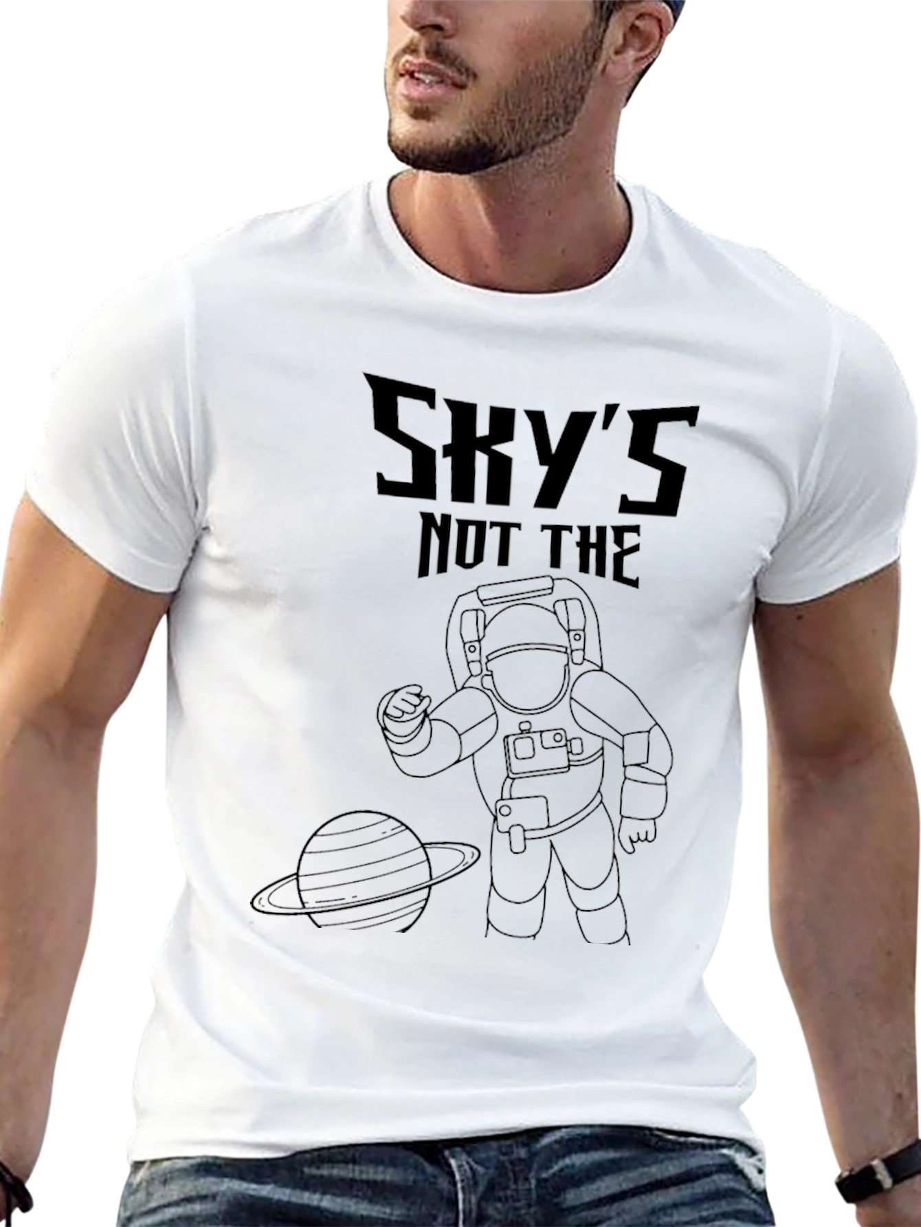 Skys Not The Limit Astronaut T-Shirt