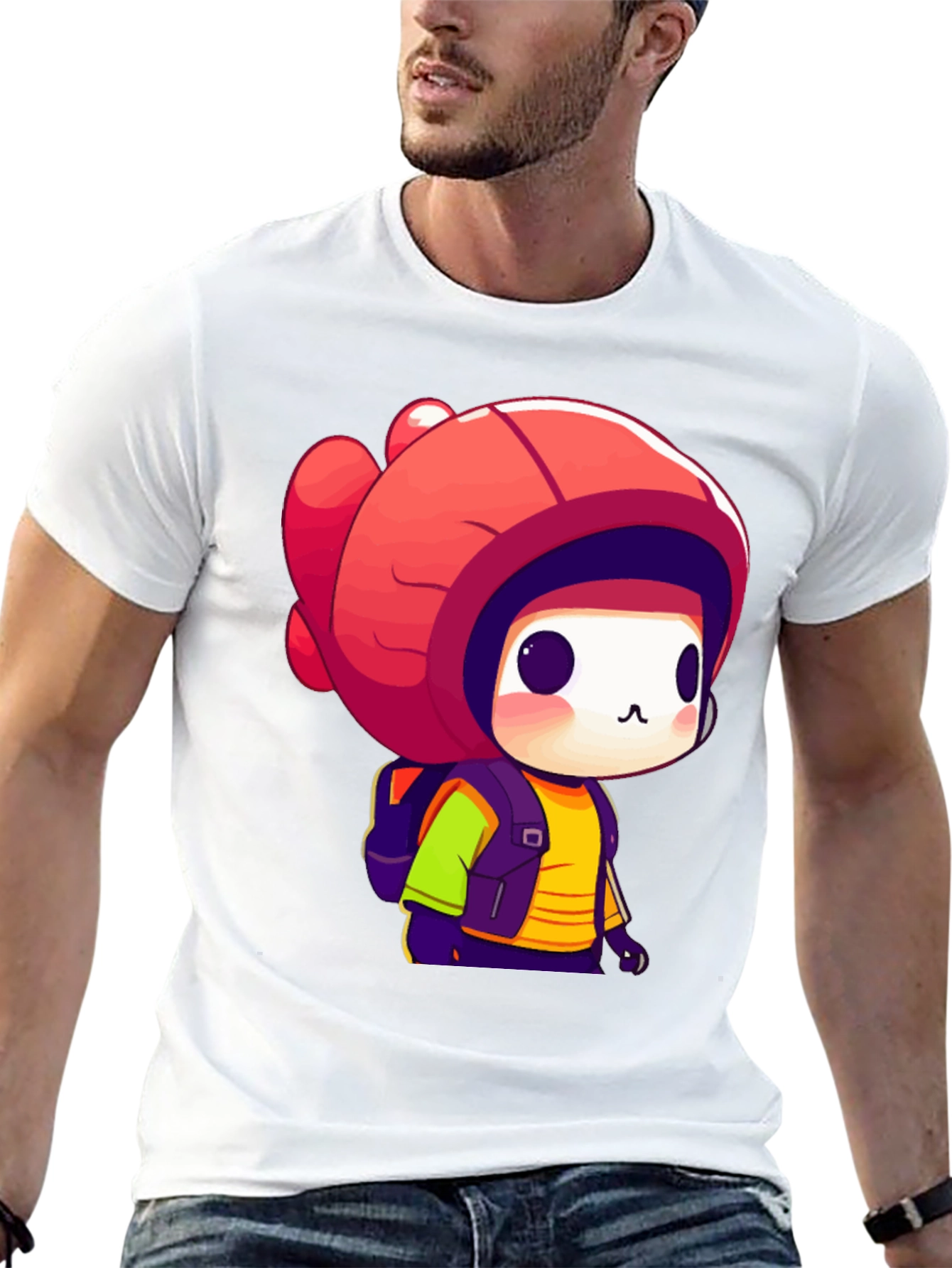 Cute Chibi Character Graphic Tee
