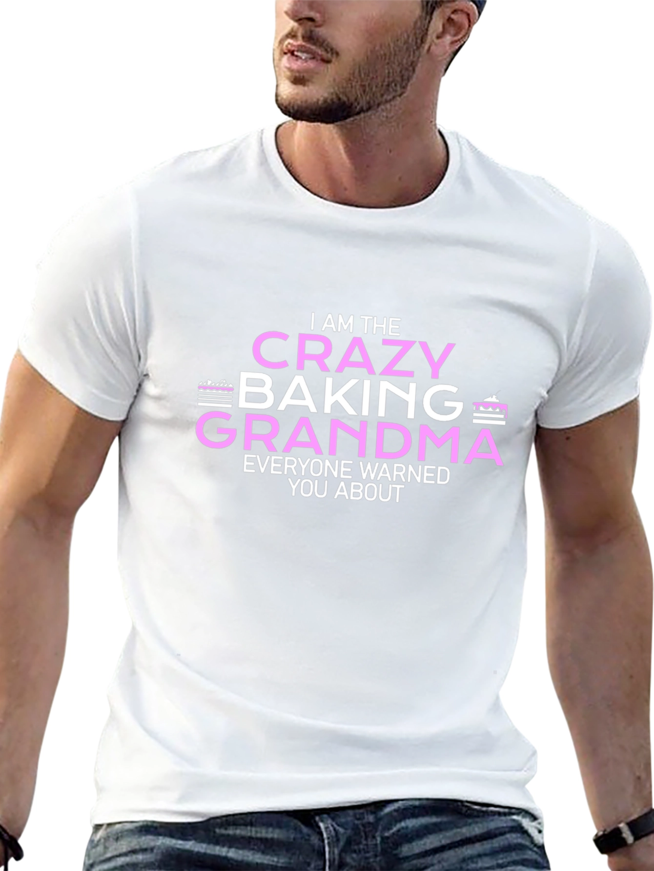 Crazy Baking Grandma T-Shirt Funny Graphic Tee