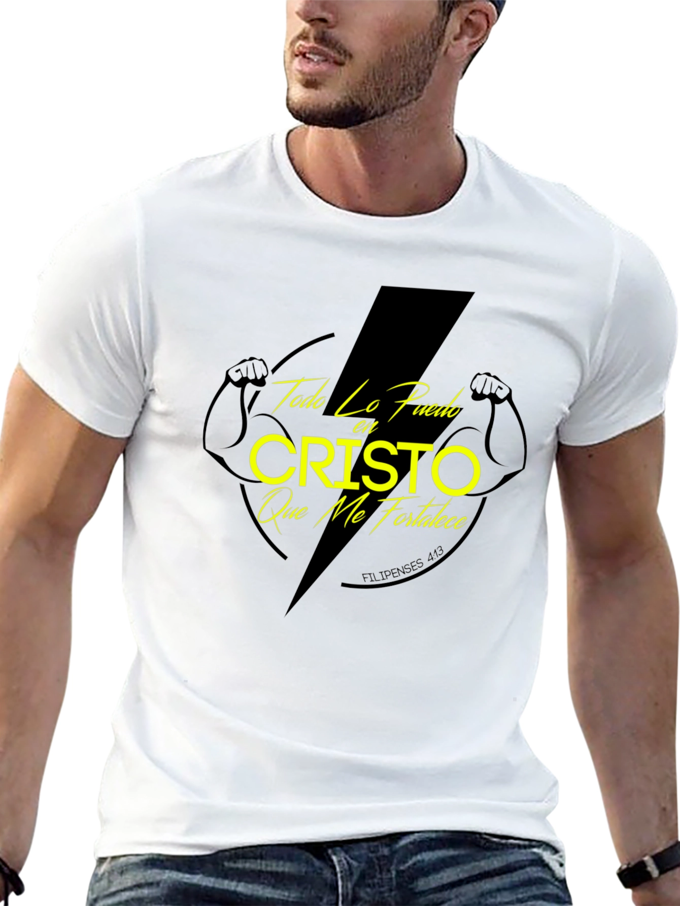Faith-Based Strength T-Shirt: Todo Lo Puedo en Cristo