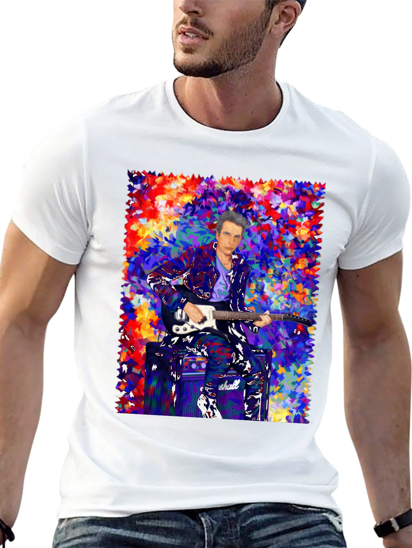 Abstract Guitarist T-Shirt