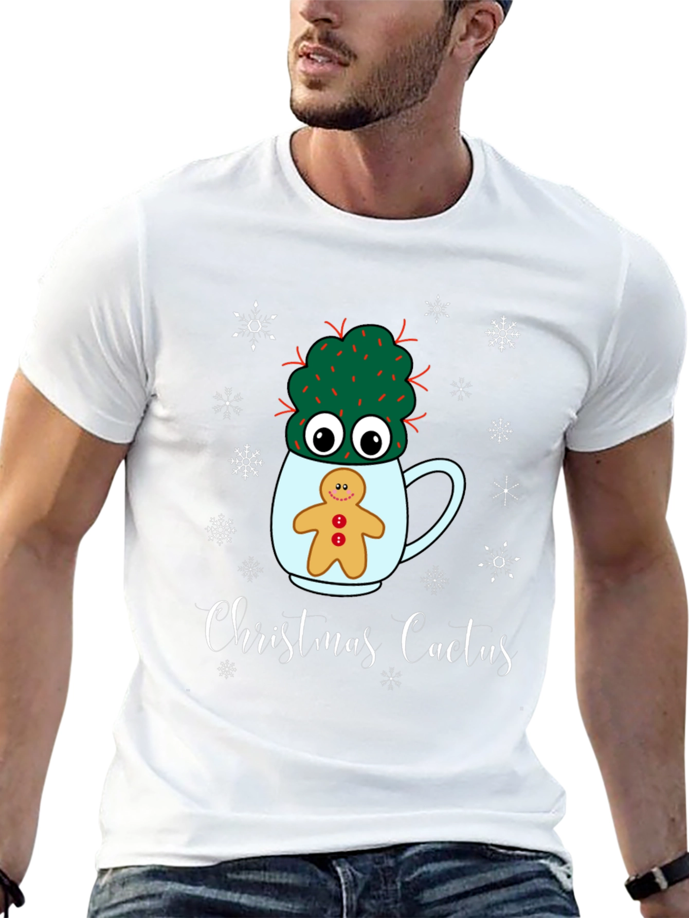 Christmas Cactus Graphic Tee
