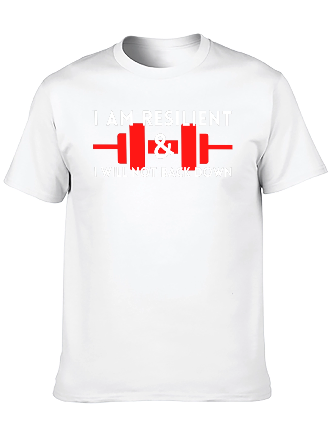 Resilient Graphic Tee - Motivational Workout Shirt