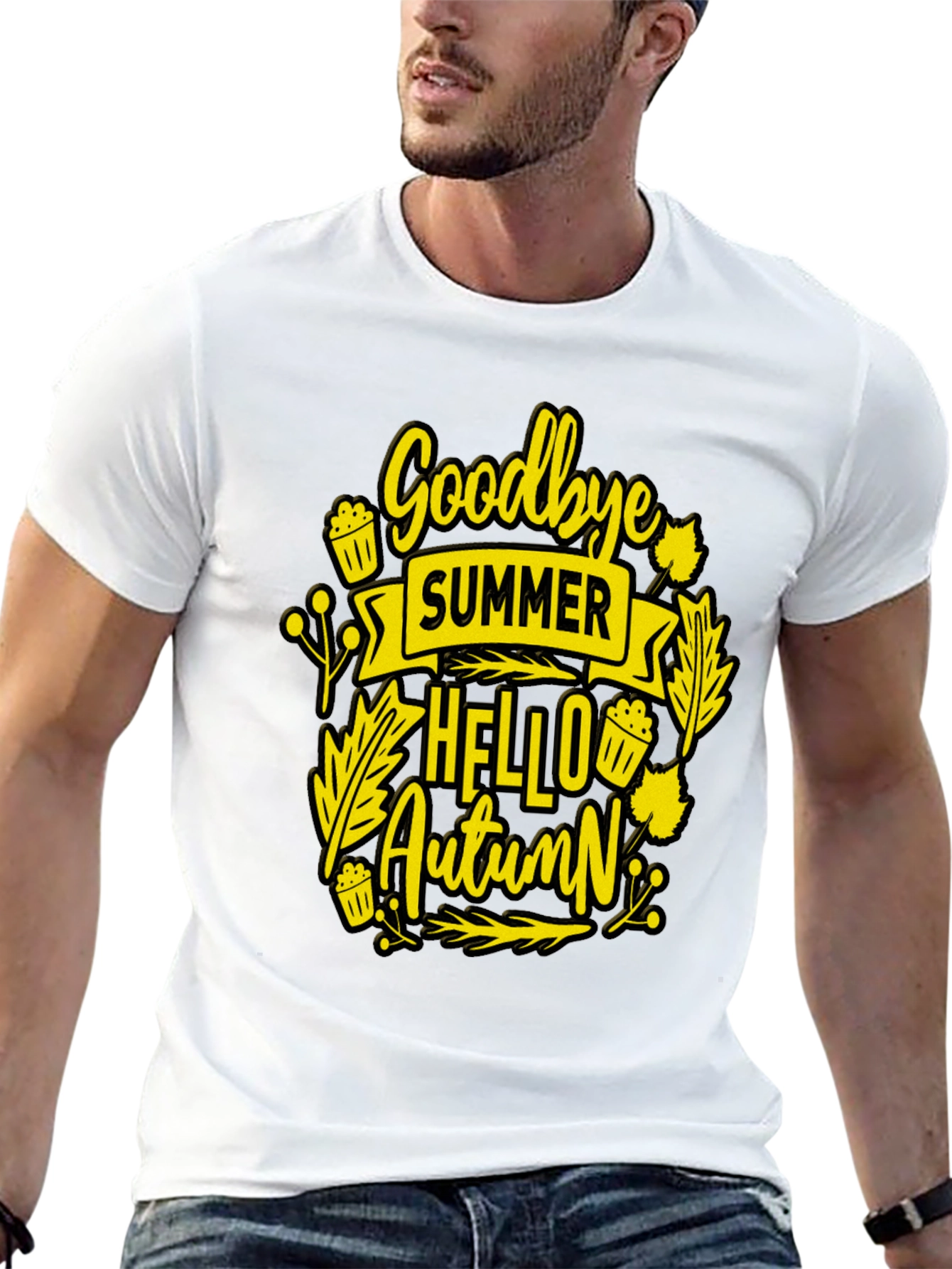 Goodbye Summer Hello Autumn Graphic Tee