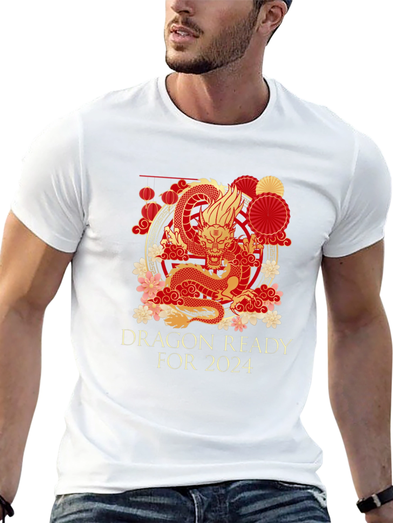Dragon Ready for 2024 Black T-Shirt