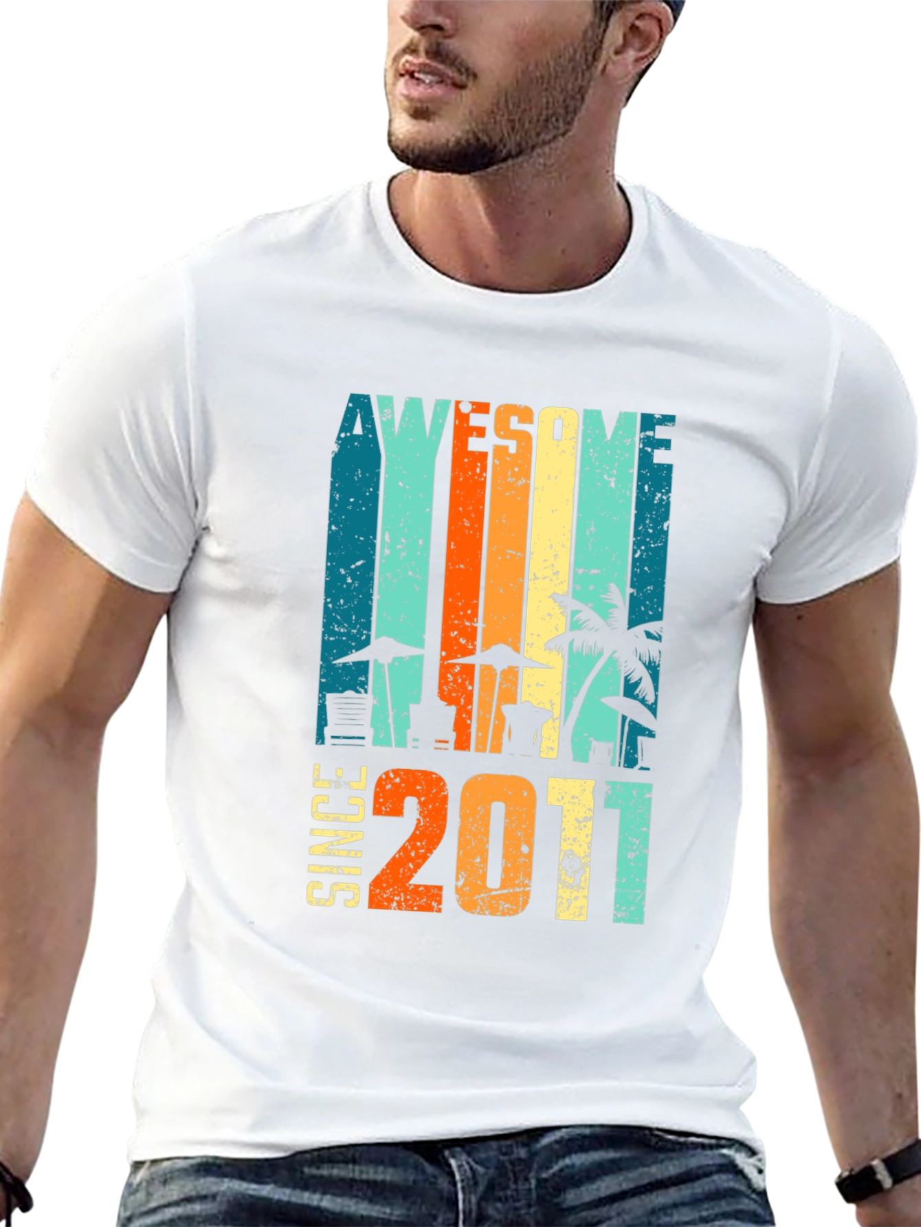 Awesome Since 2011 Graphic T-Shirt