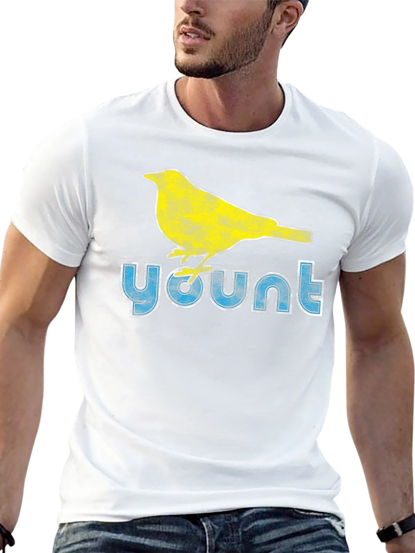 Yount Bird Graphic T-Shirt - Casual Style