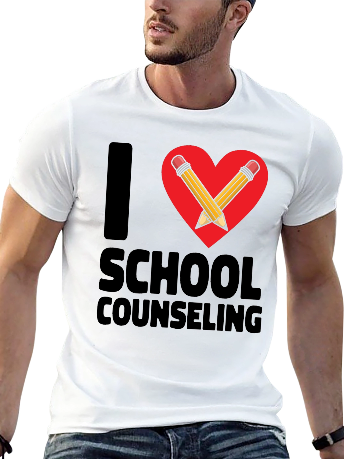 I Love School Counseling T-Shirt
