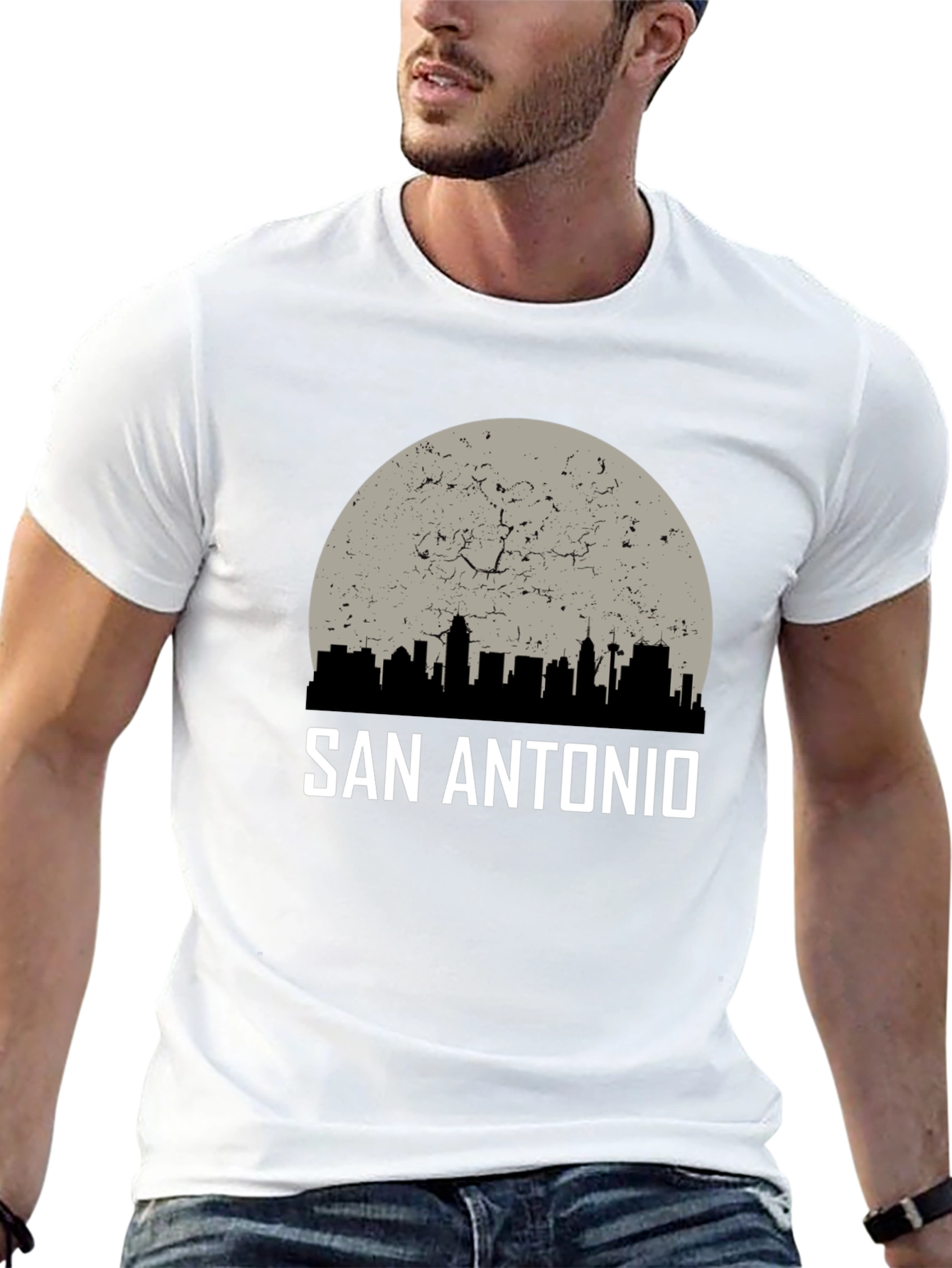 San Antonio Skyline Graphic T-Shirt