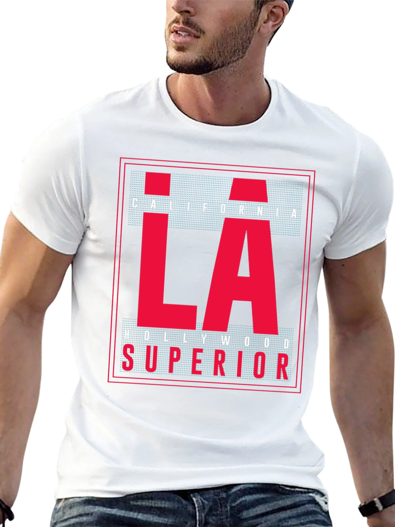 LA California Graphic Tee - Black