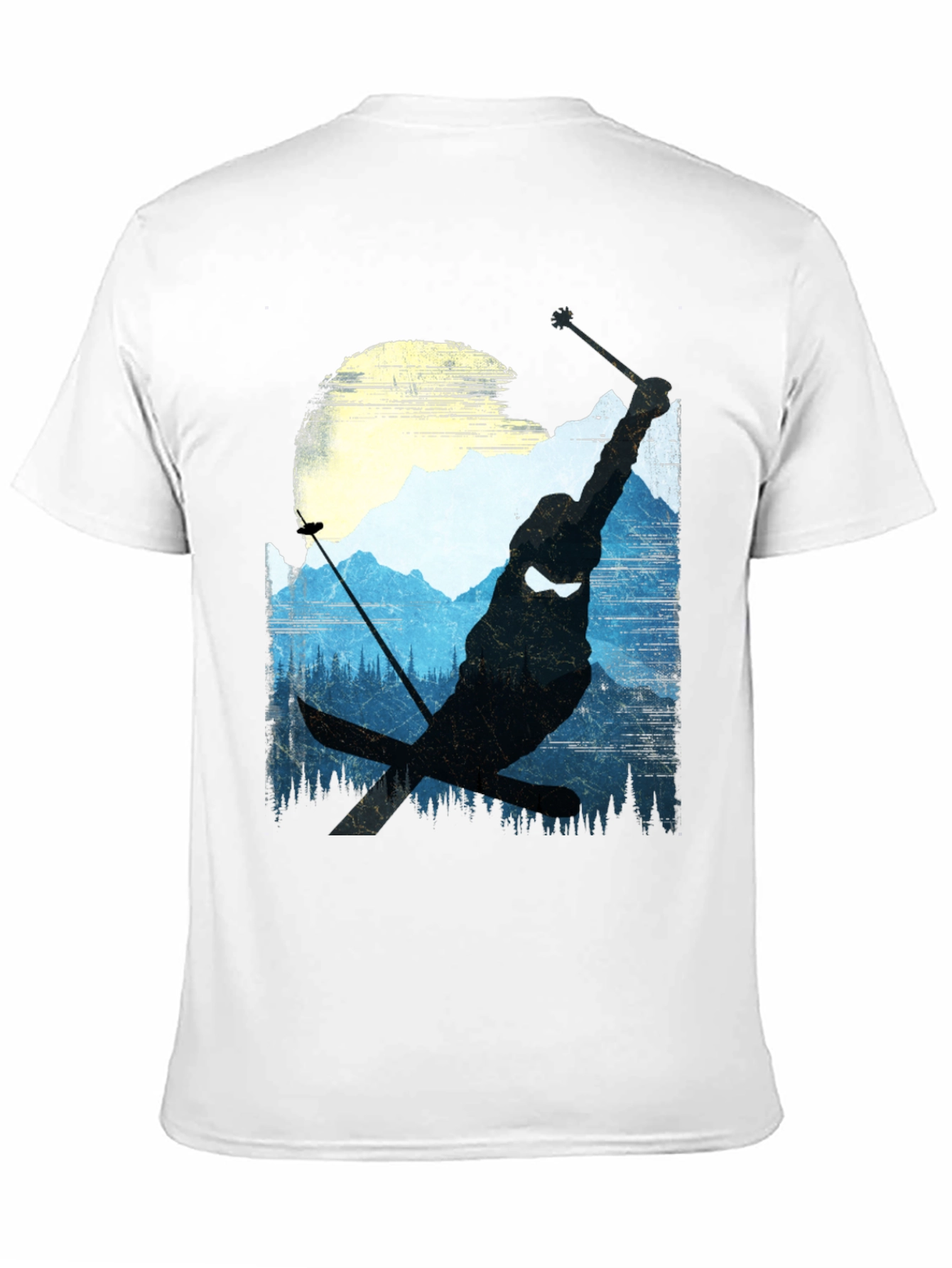 Ski Ninja Graphic Tee - Mountain Silhouette