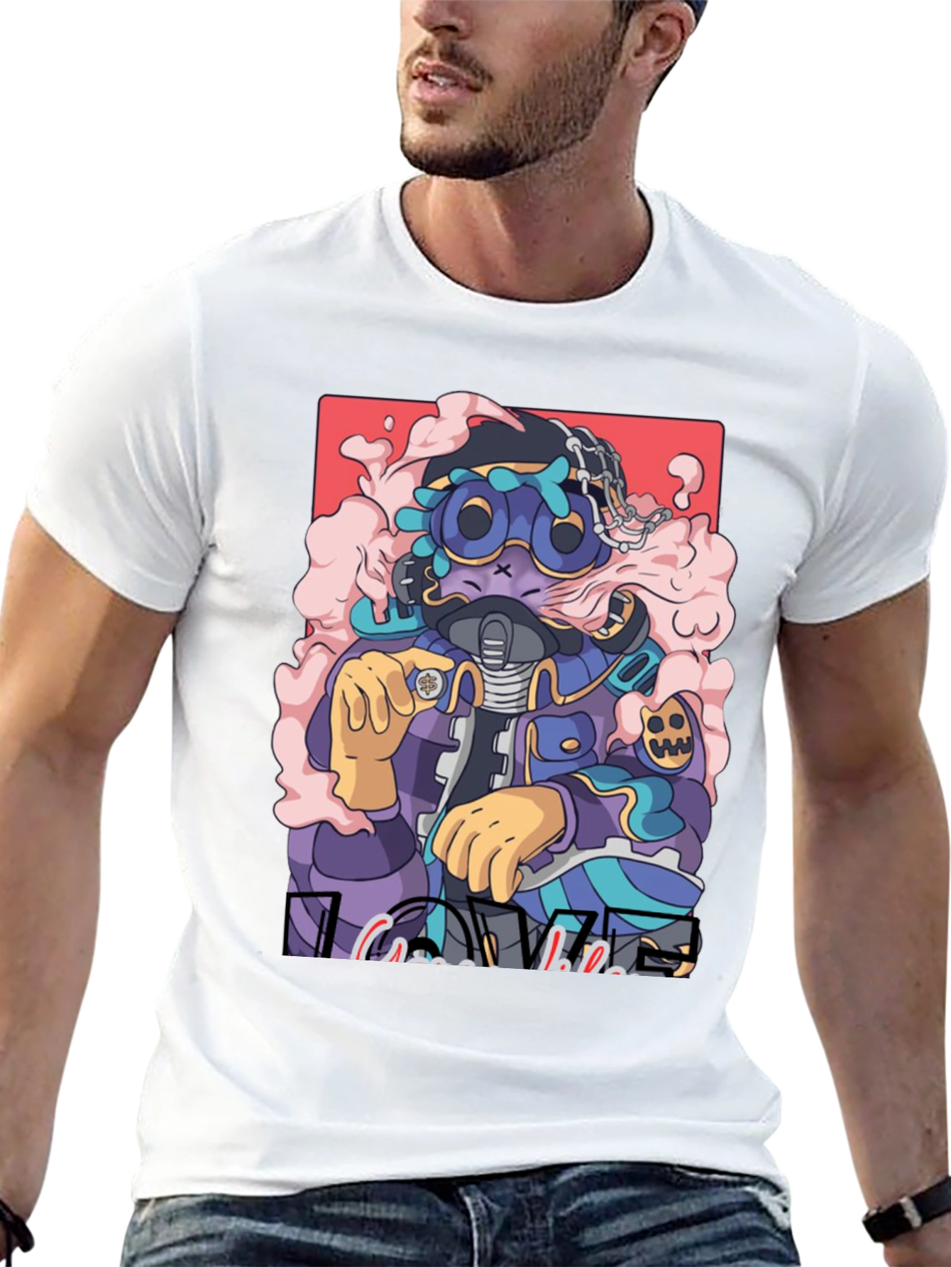 Urban Cartoon Graphic Tee