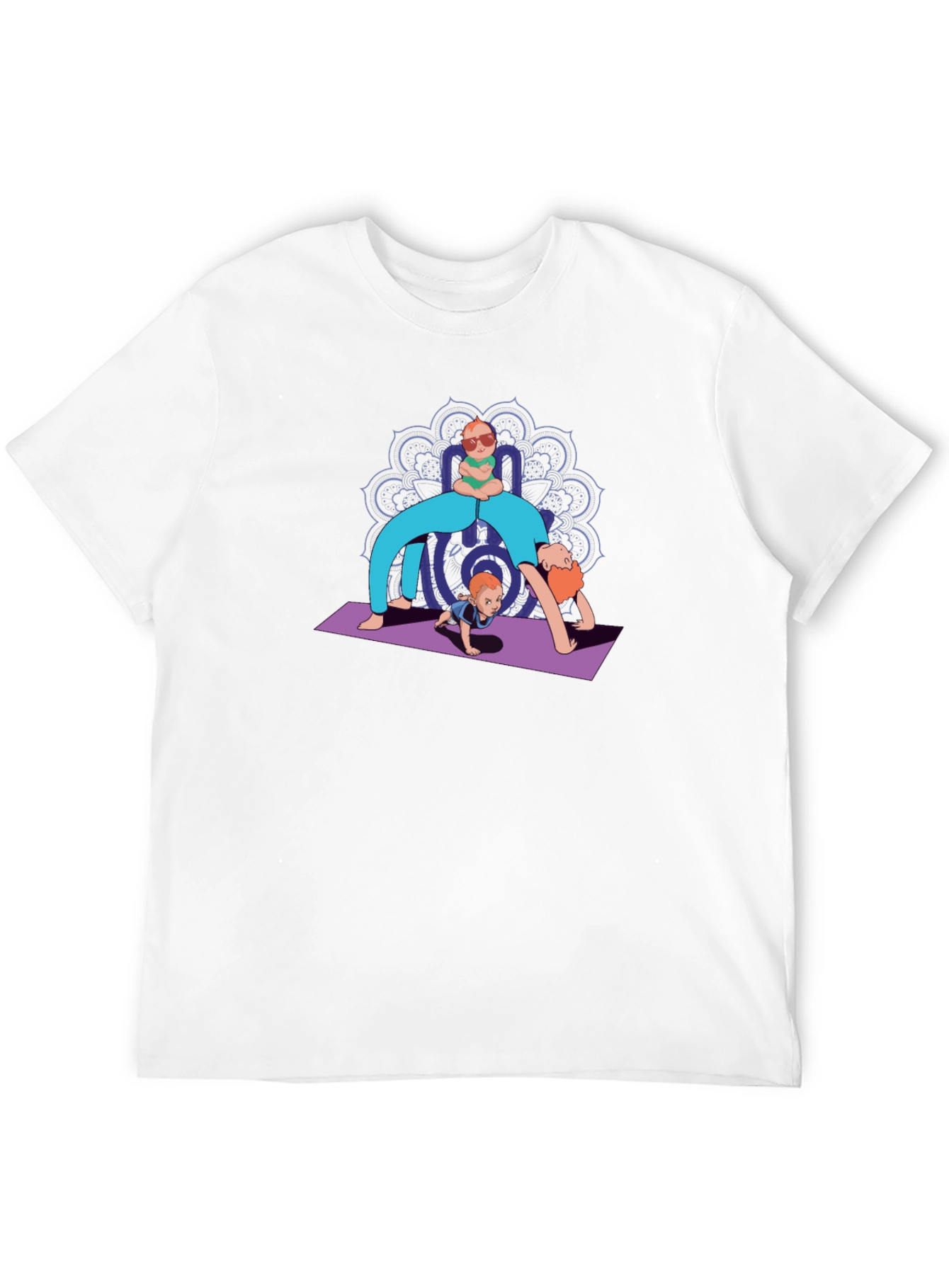 Yoga Family Graphic Tee - Unique Design