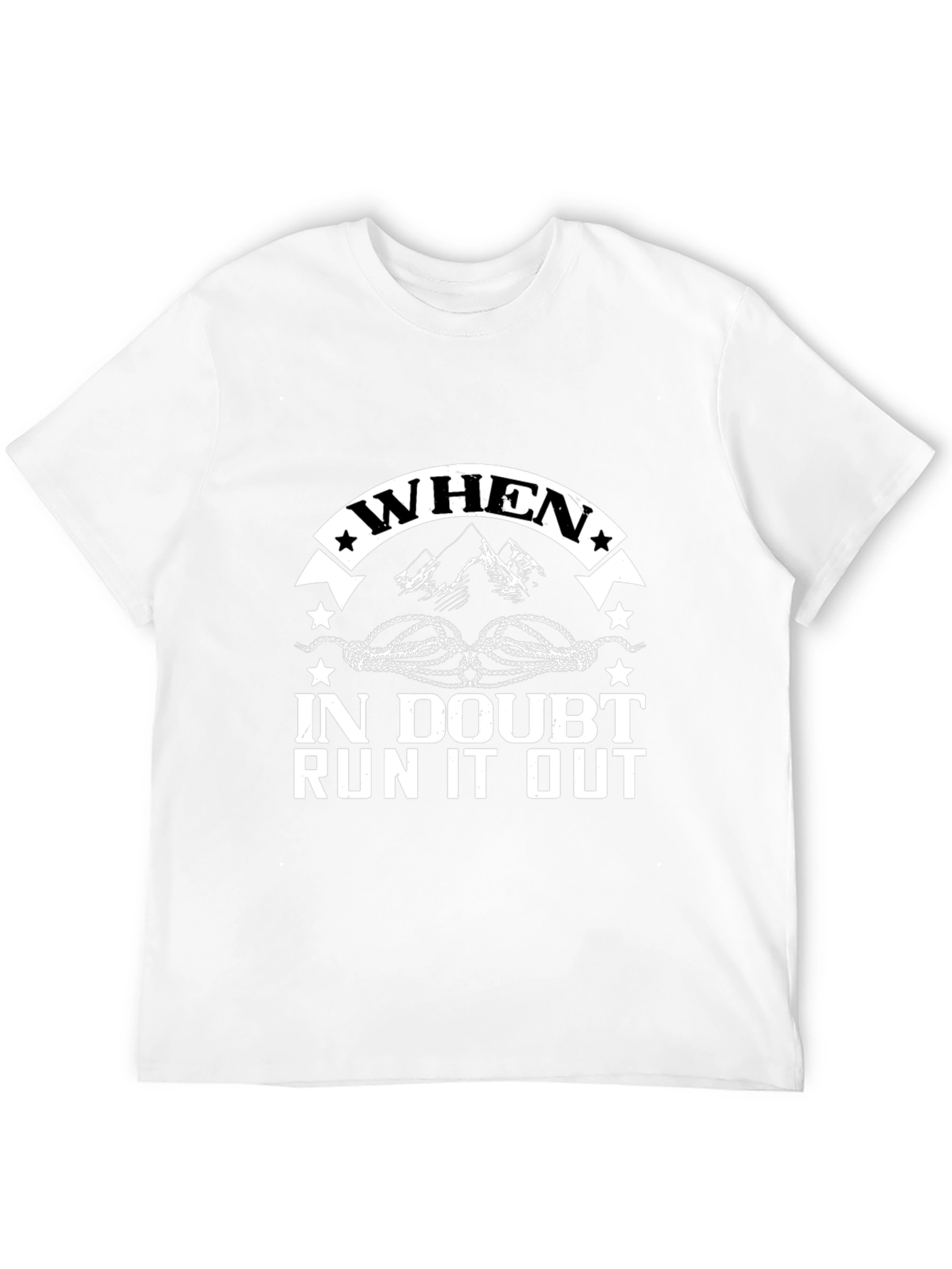 When in Doubt Run it Out Graphic Tee