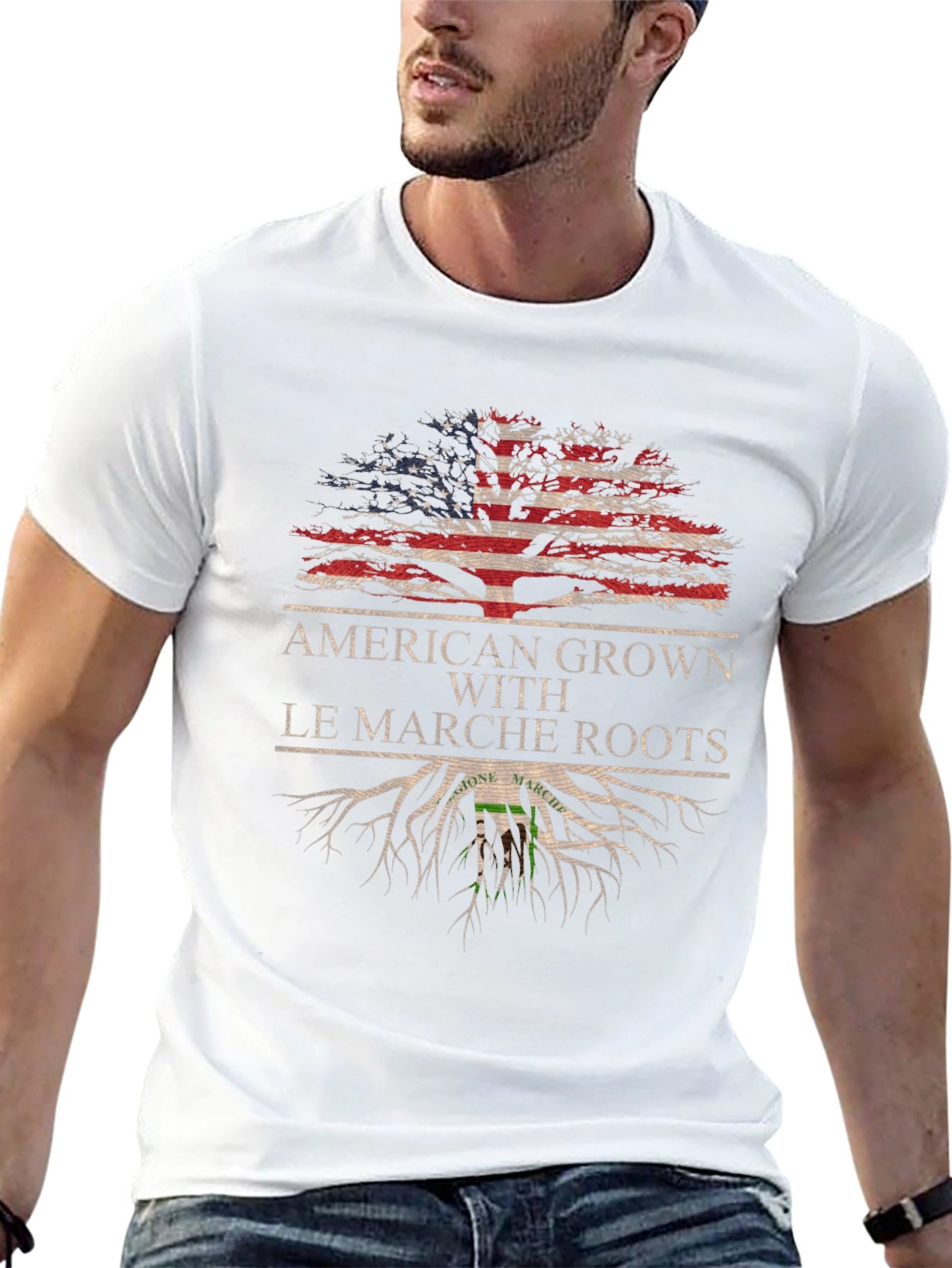 American Grown Marche Roots T-Shirt
