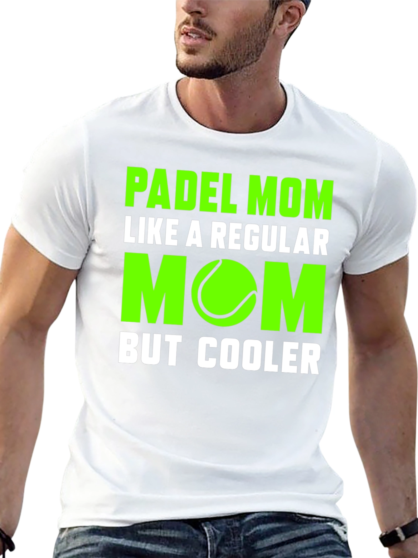 Padel Mom T-Shirt - Cool Tennis Lover Tee