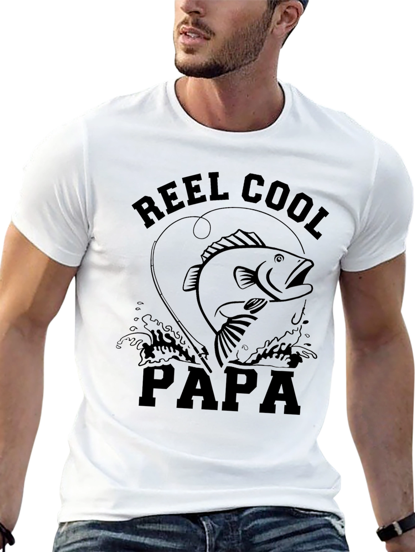 Reel Cool Papa Fishing T-Shirt