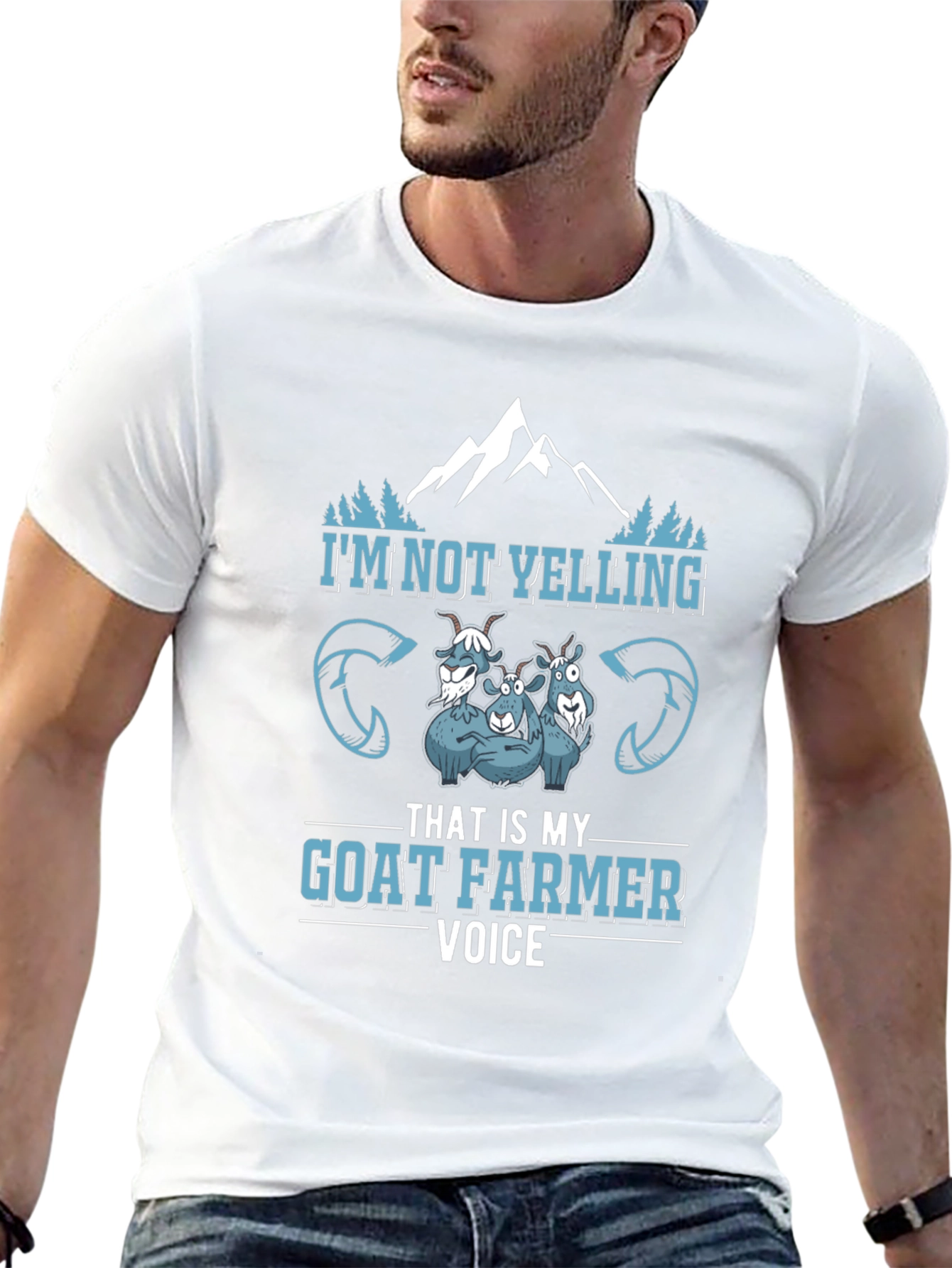 Goat Farmer Voice T-Shirt - Funny Goat Lover Tee