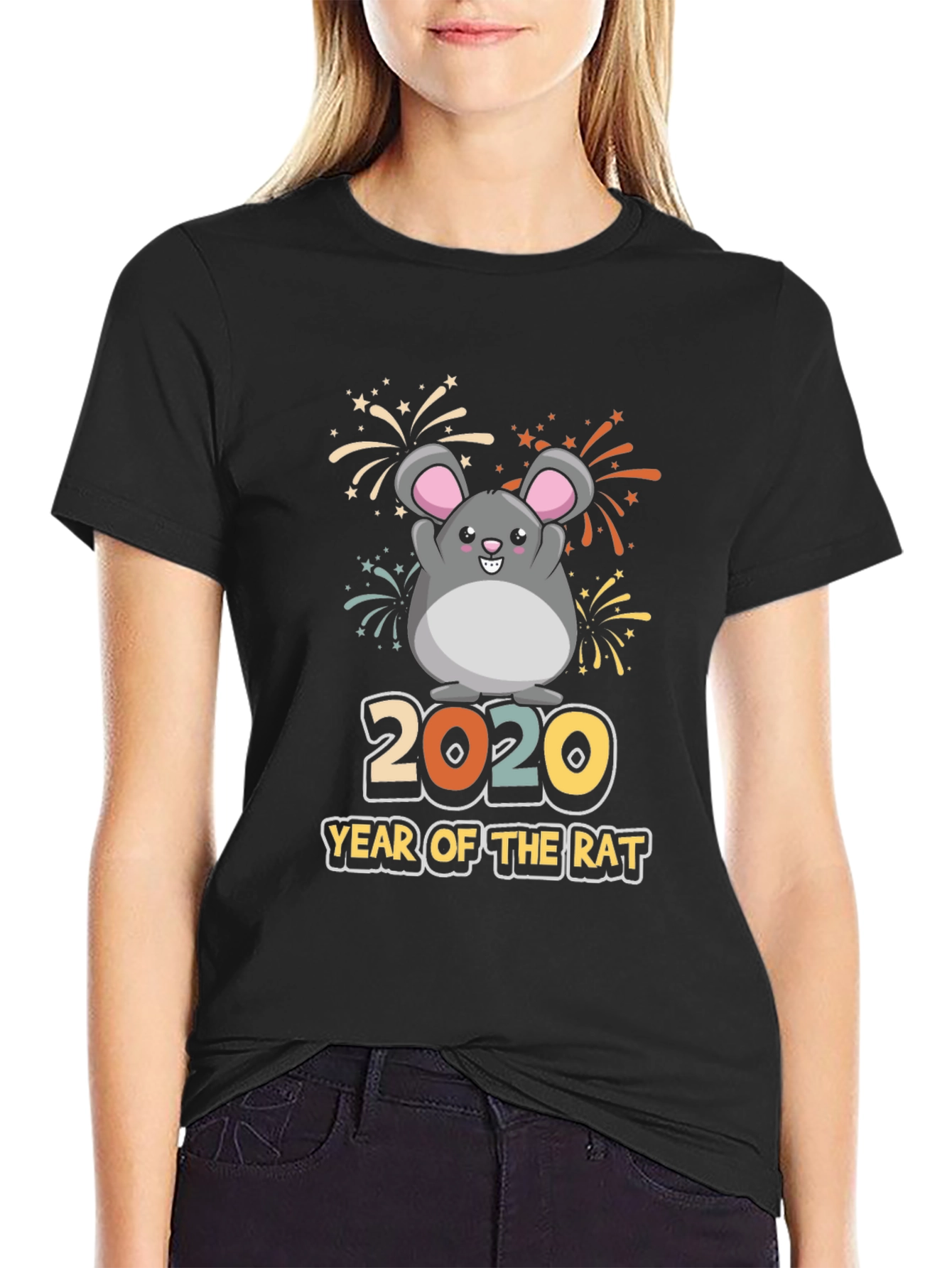 2020 Year of the Rat Graphic T-Shirt