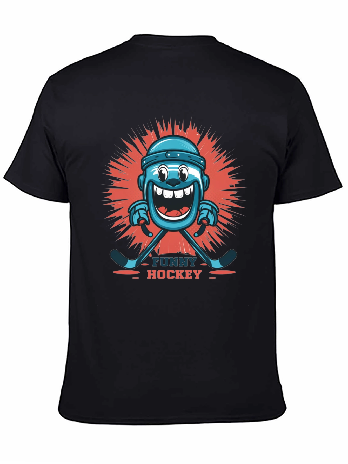 Funny Hockey Graphic T-Shirt