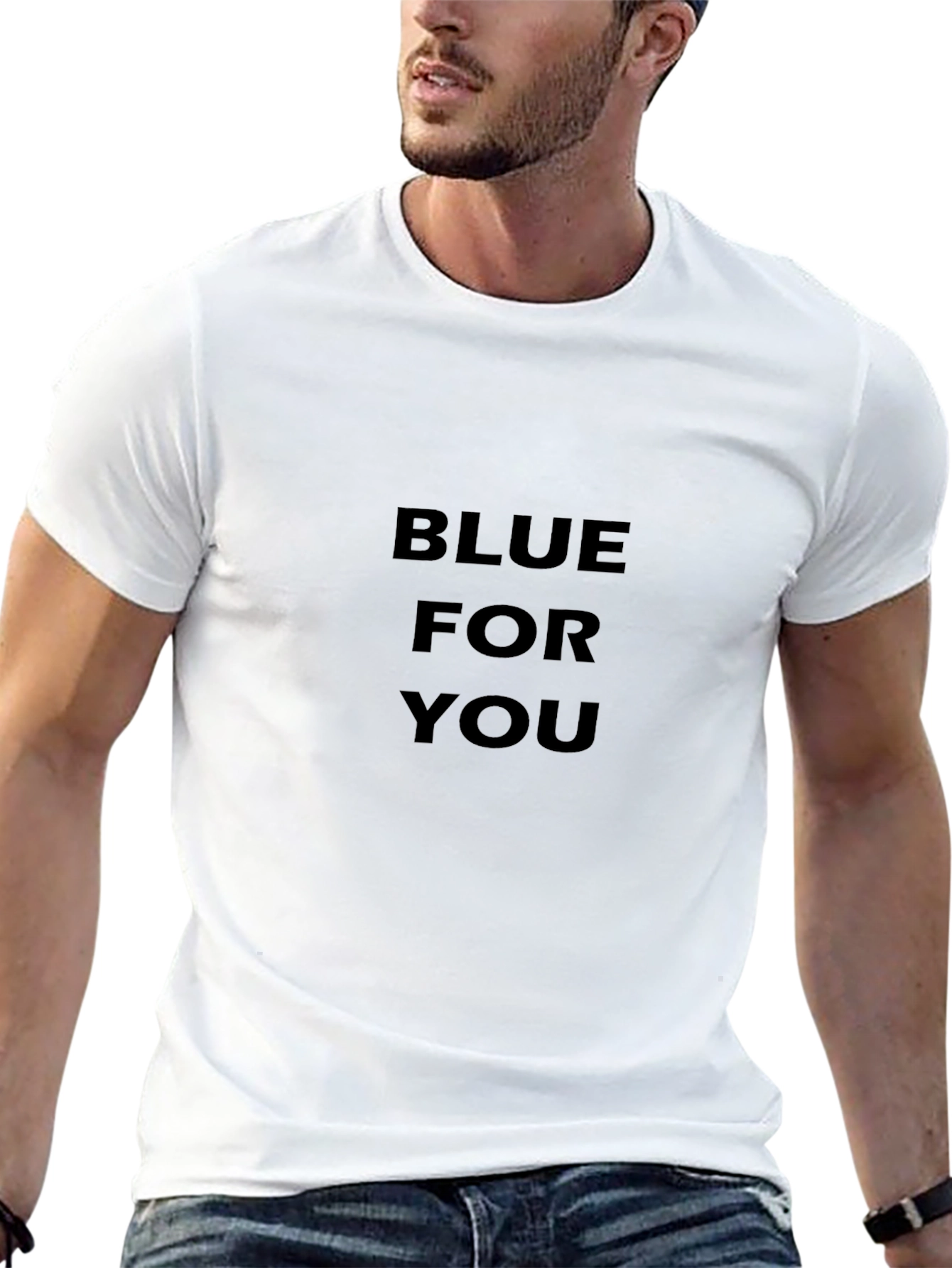 Black Blue For You Graphic Tee
